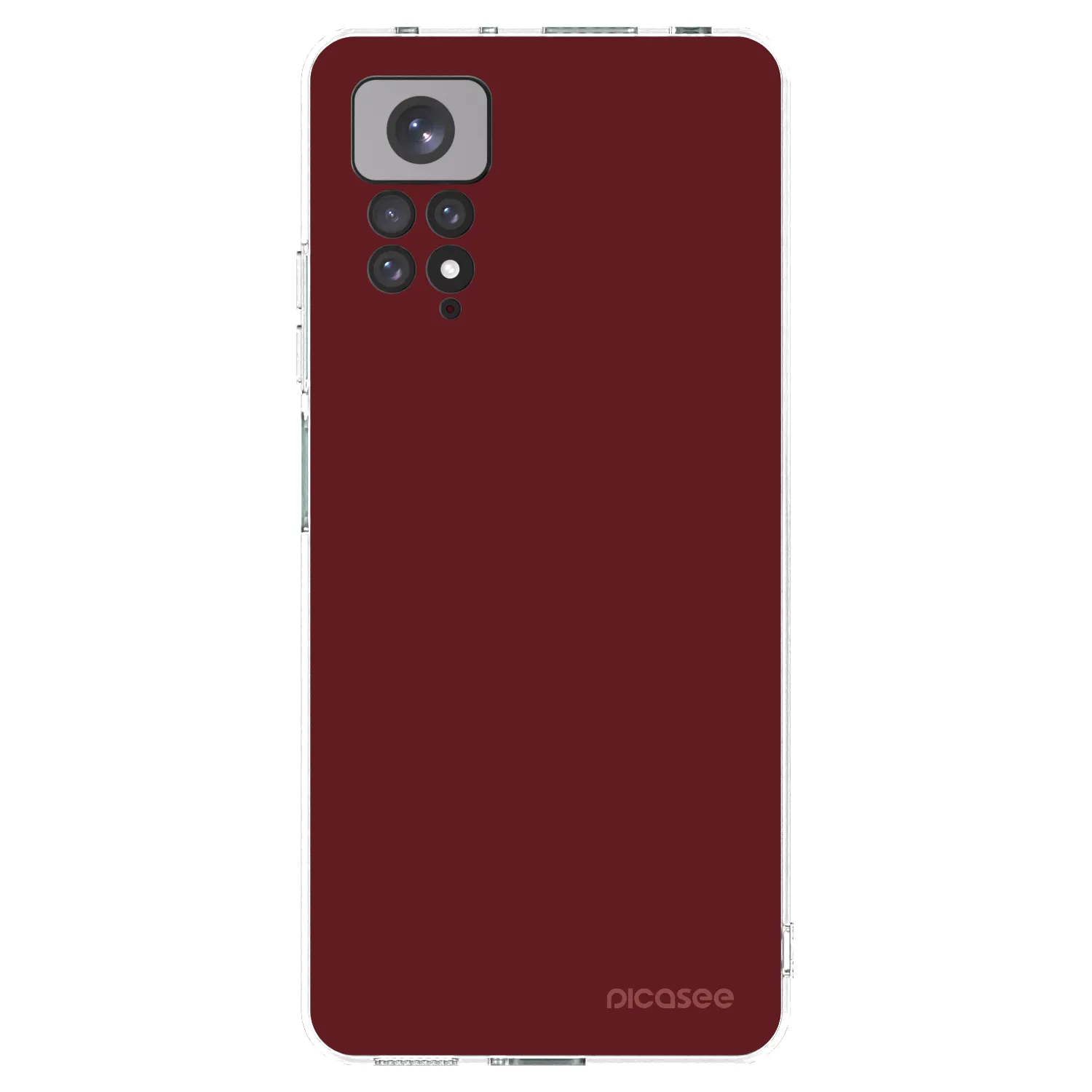Picasee Xiaomi Redmi Note 11S 4G Hülle - Transparentes Silikon - Red Bliss