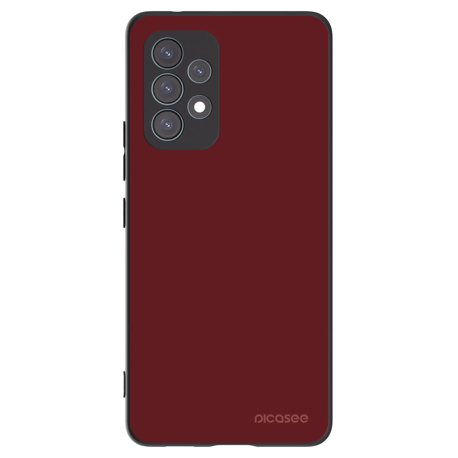 Picasee Samsung Galaxy A53 5G A536 Hülle - Schwarzes Silikon - Red Bliss
