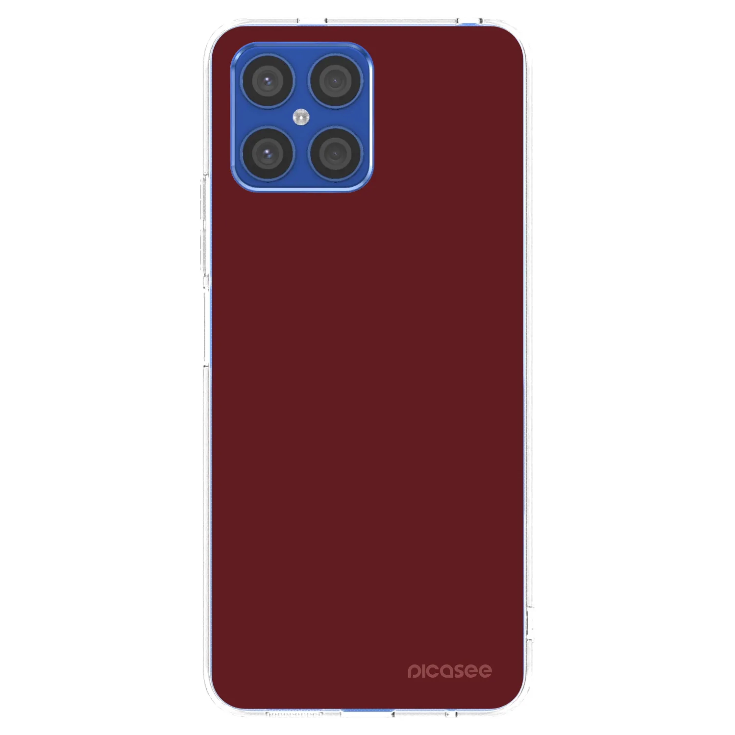 Picasee Honor X8 4G Hülle - Transparentes Silikon - Red Bliss