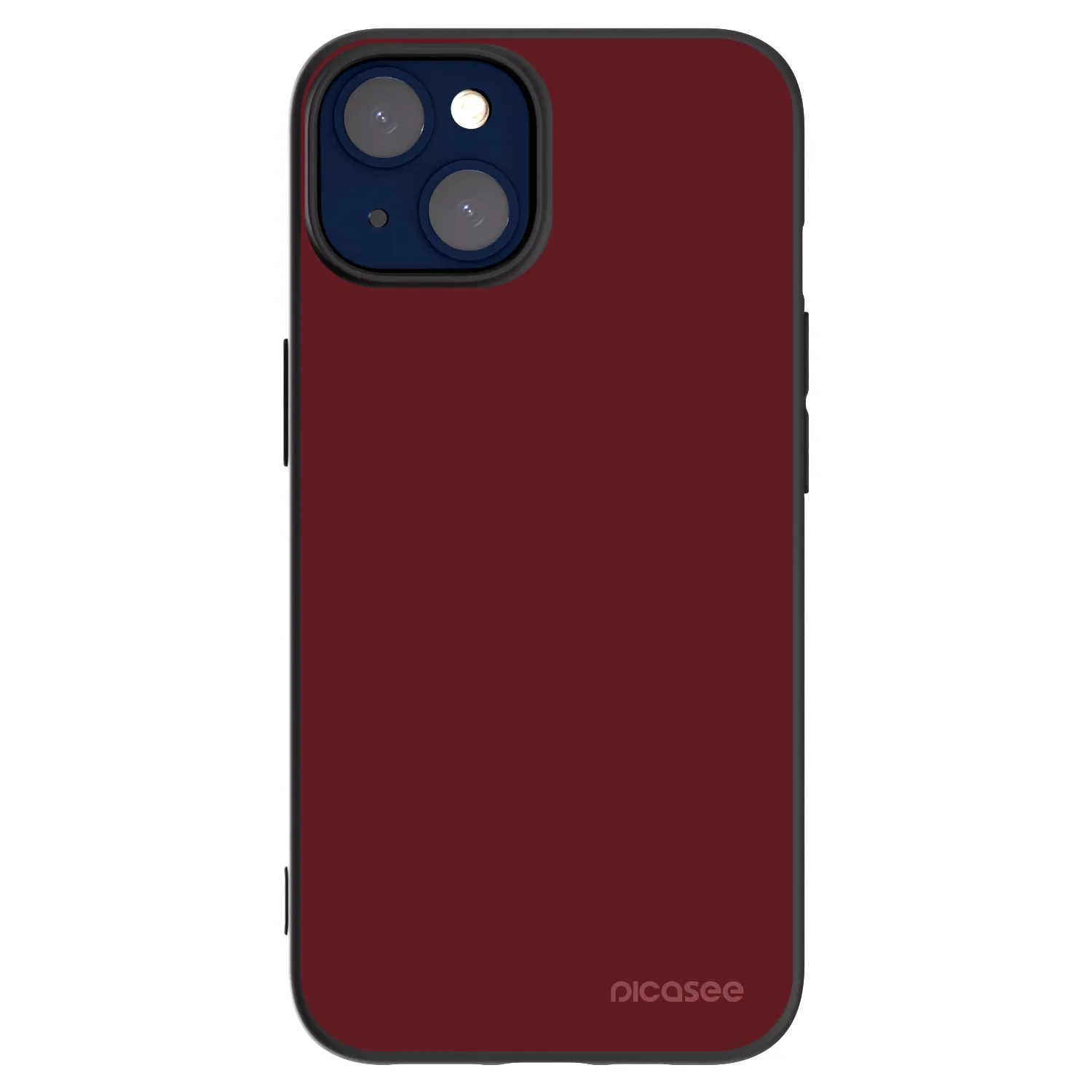 Picasee Apple iPhone 14 Hülle - Schwarzes Silikon - Red Bliss