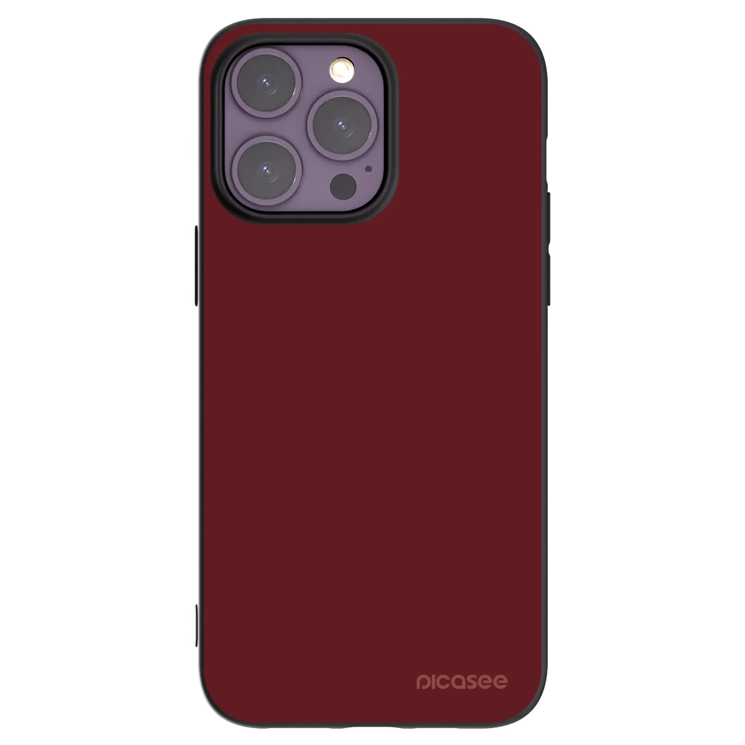 Picasee Apple iPhone 14 Pro Max Hülle - Schwarzes Silikon - Red Bliss