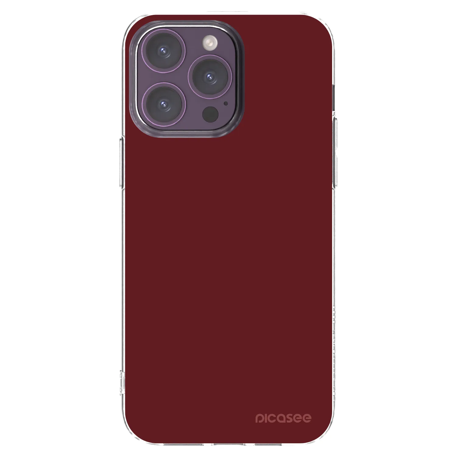 Picasee Apple iPhone 14 Pro Max Hülle - Transparentes Silikon - Red Bliss