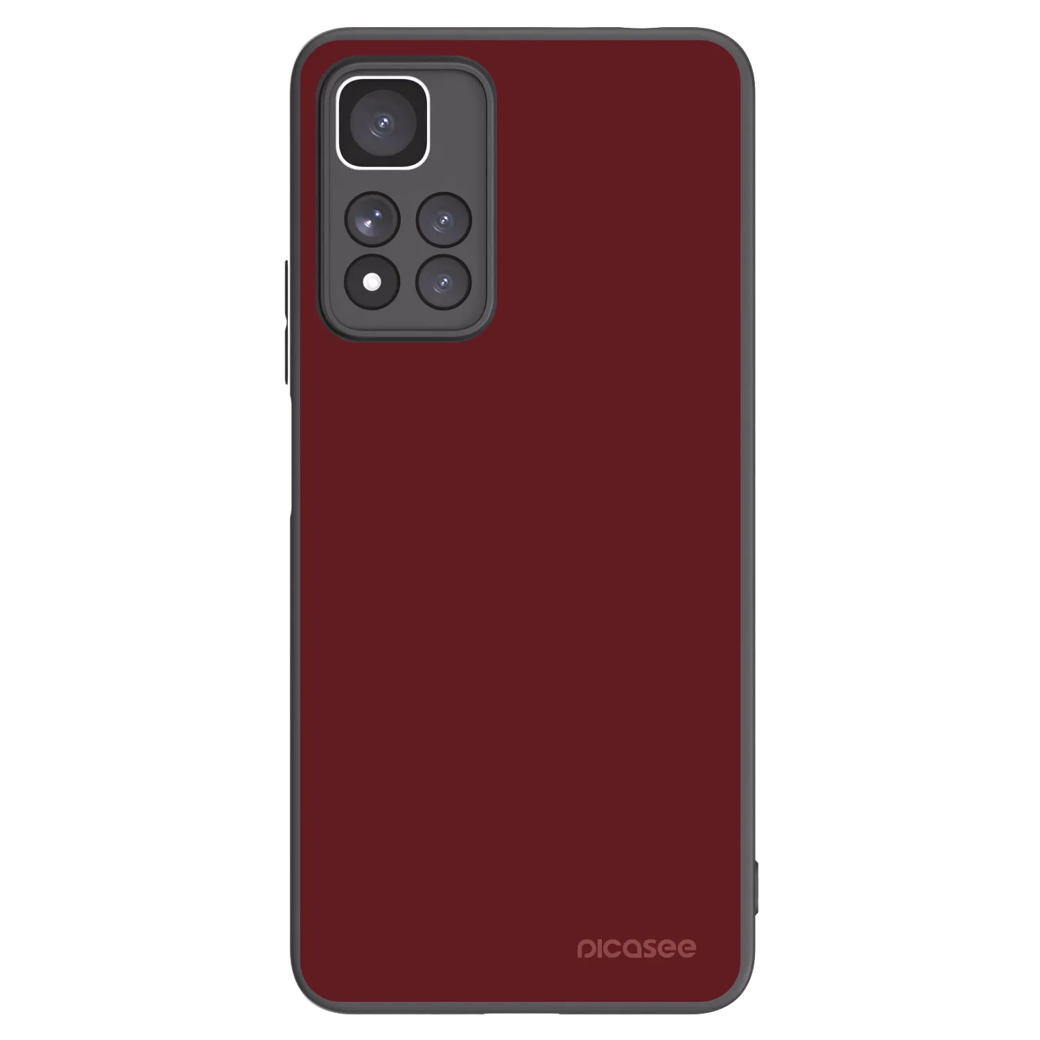 Picasee Xiaomi Redmi Note 11 Pro+ 5G Hülle - Schwarzes Silikon - Red Bliss