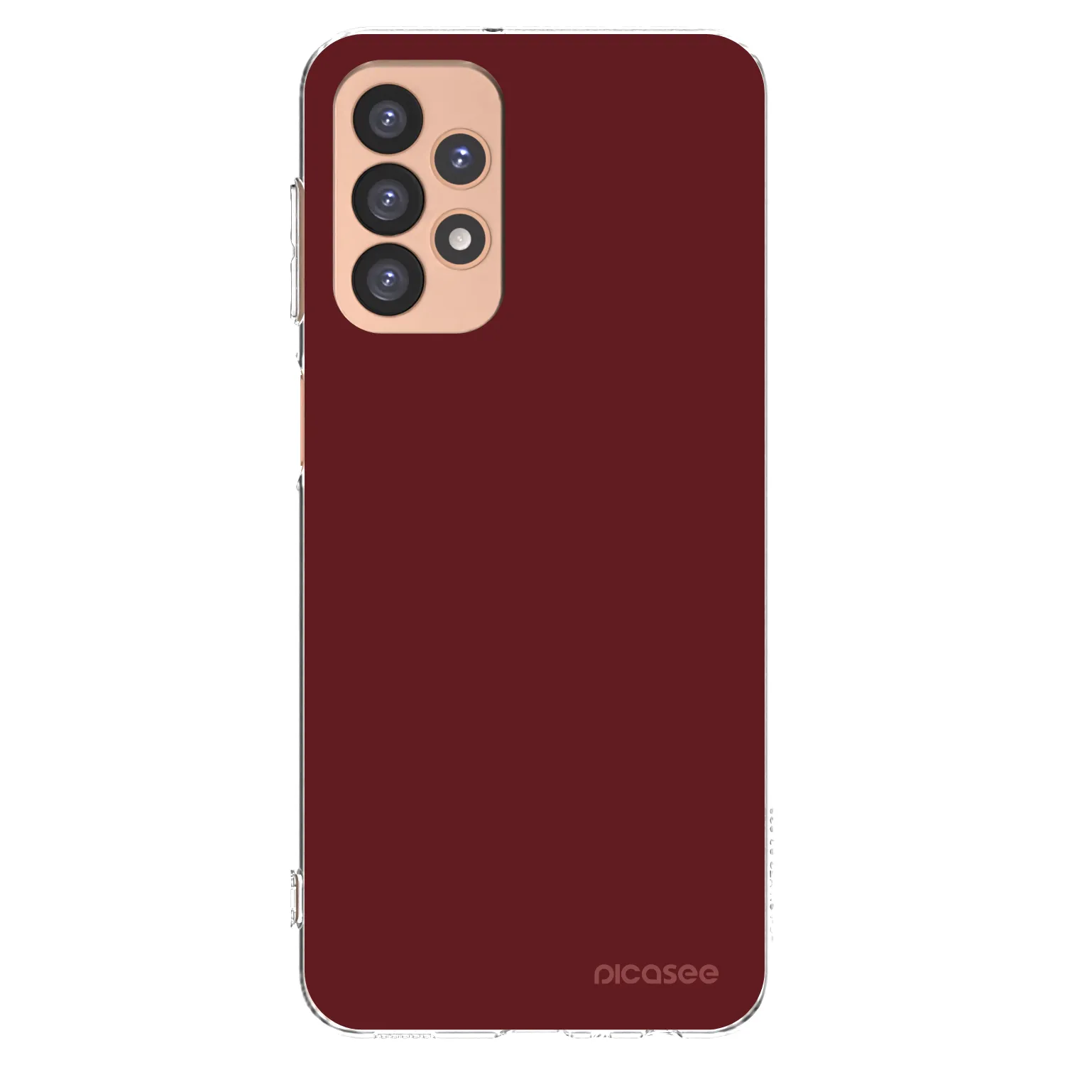 Picasee Samsung Galaxy A23 A236B 5G Hülle - Transparentes Silikon - Red Bliss