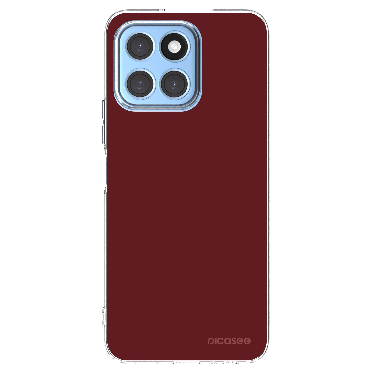 Picasee Honor X8 5G Hülle - Transparentes Silikon - Red Bliss