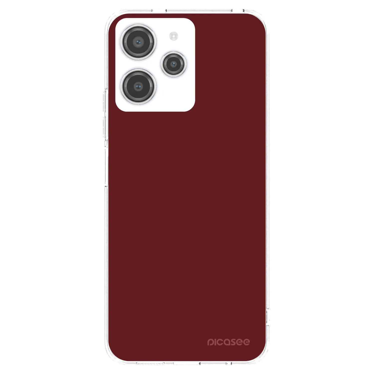 Picasee Xiaomi Redmi 12 4G Hülle - Transparentes Silikon - Red Bliss