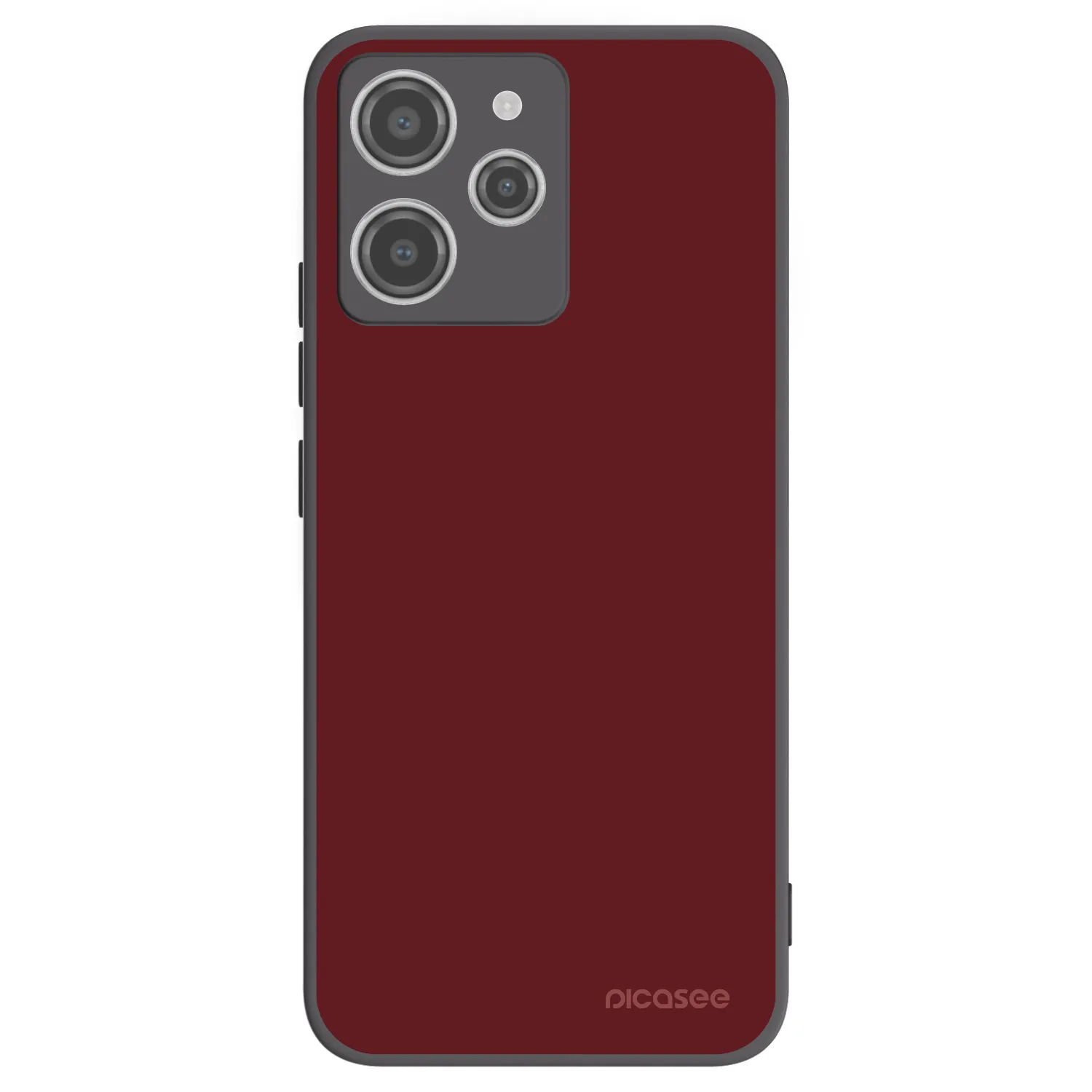 Picasee Xiaomi Redmi 12 4G Hülle - Schwarzes Silikon - Red Bliss