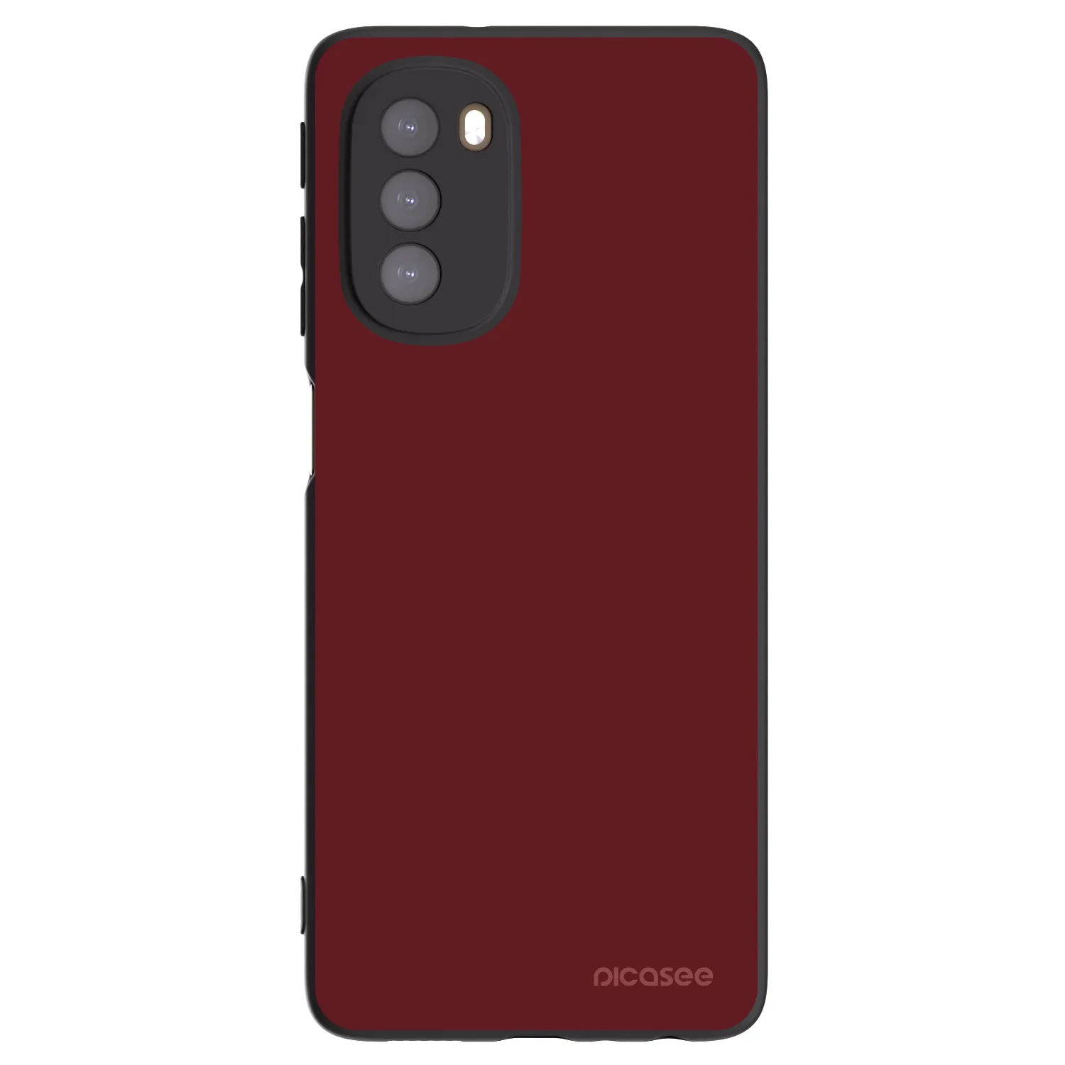 Picasee Motorola Moto G51 Hülle - Schwarzes Silikon - Red Bliss