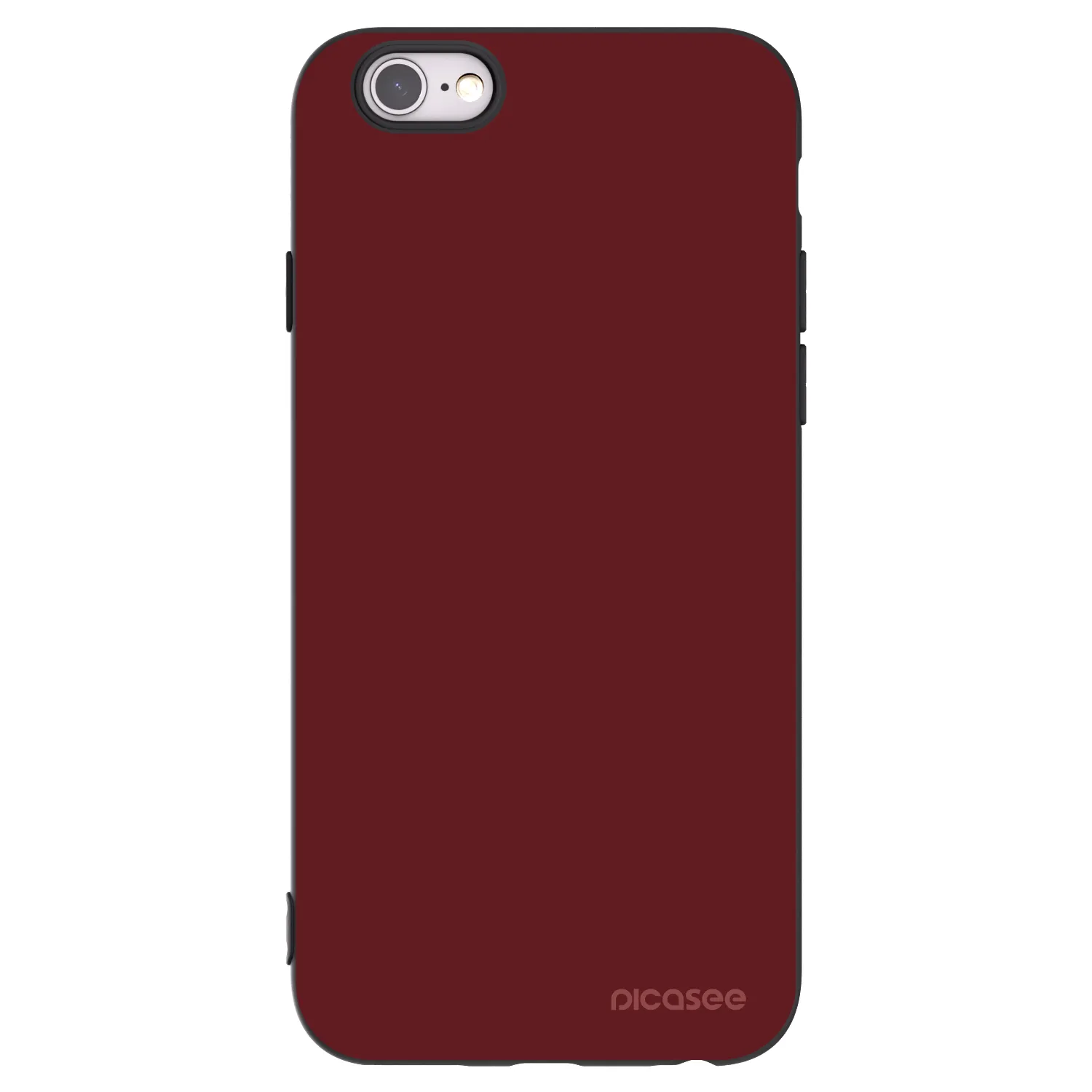 Picasee Apple iPhone 6/6S Hülle - Schwarzes Silikon - Red Bliss