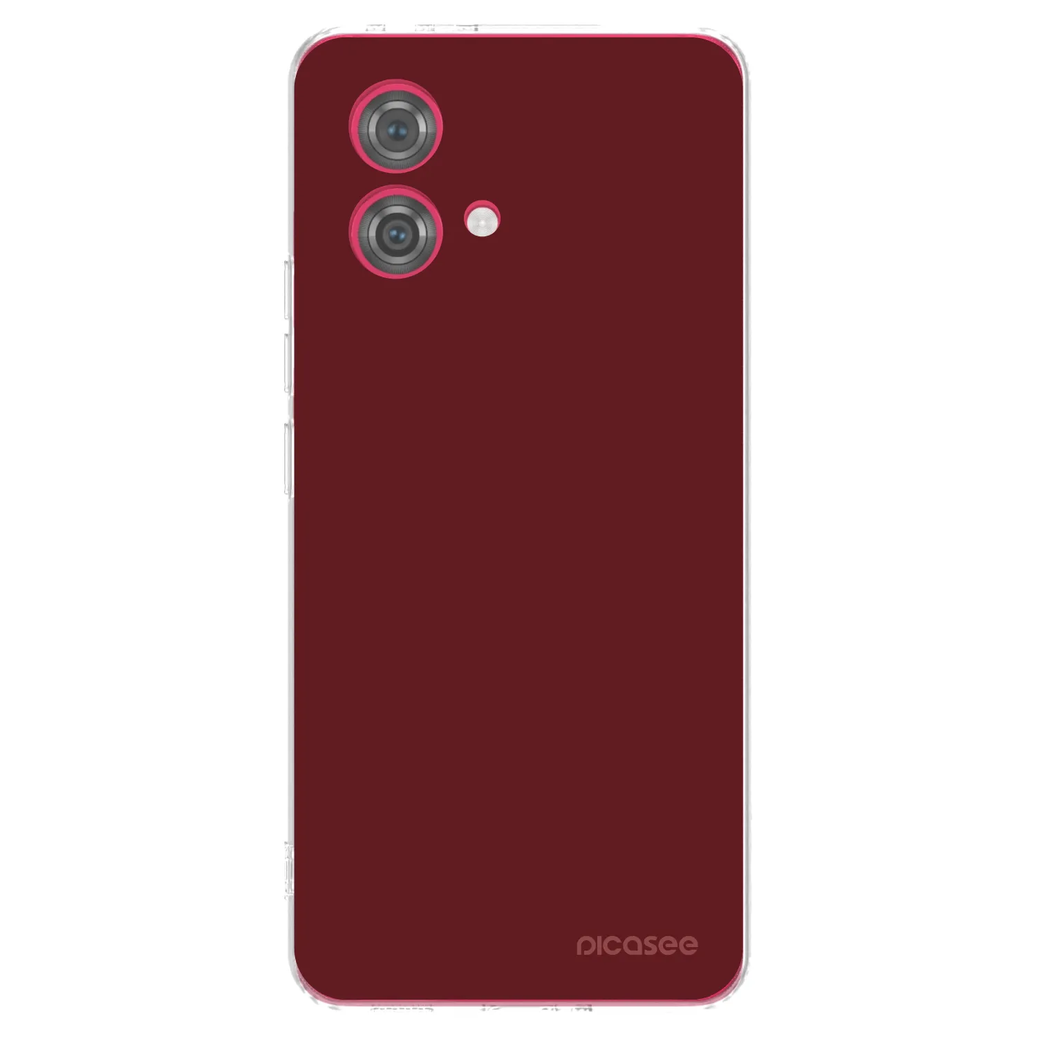 Picasee Motorola Moto G84 5G Hülle - Transparentes Silikon - Red Bliss