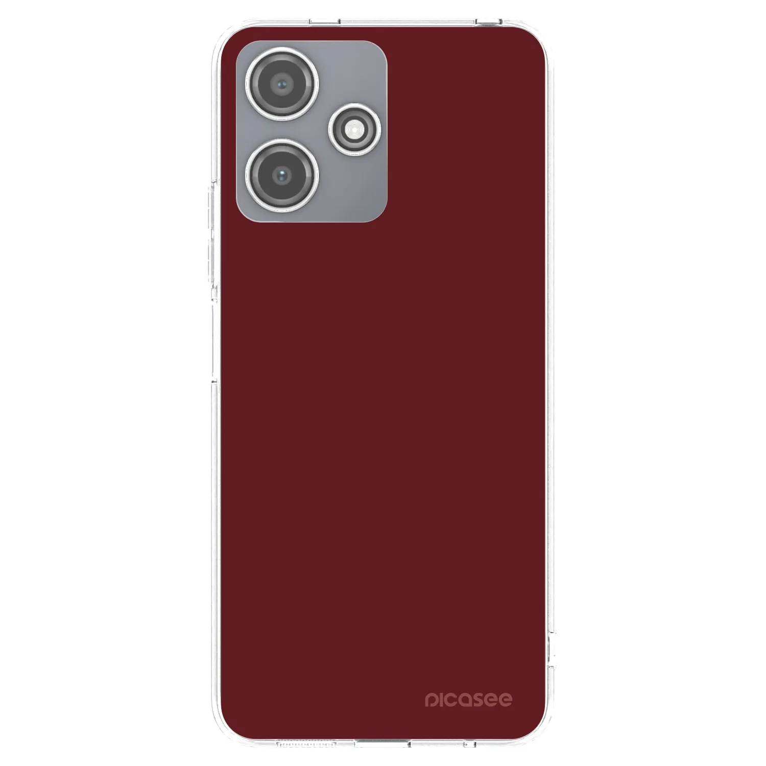 Picasee Xiaomi Redmi 12 5G Hülle - Transparentes Silikon - Red Bliss