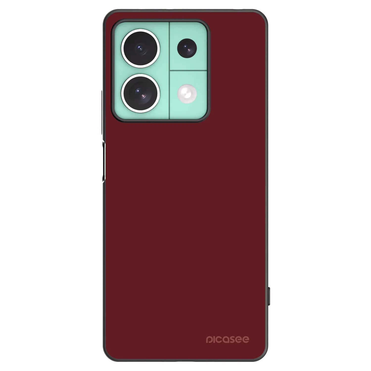 Picasee Xiaomi Redmi Note 13 5G Hülle - Schwarzes Silikon - Red Bliss