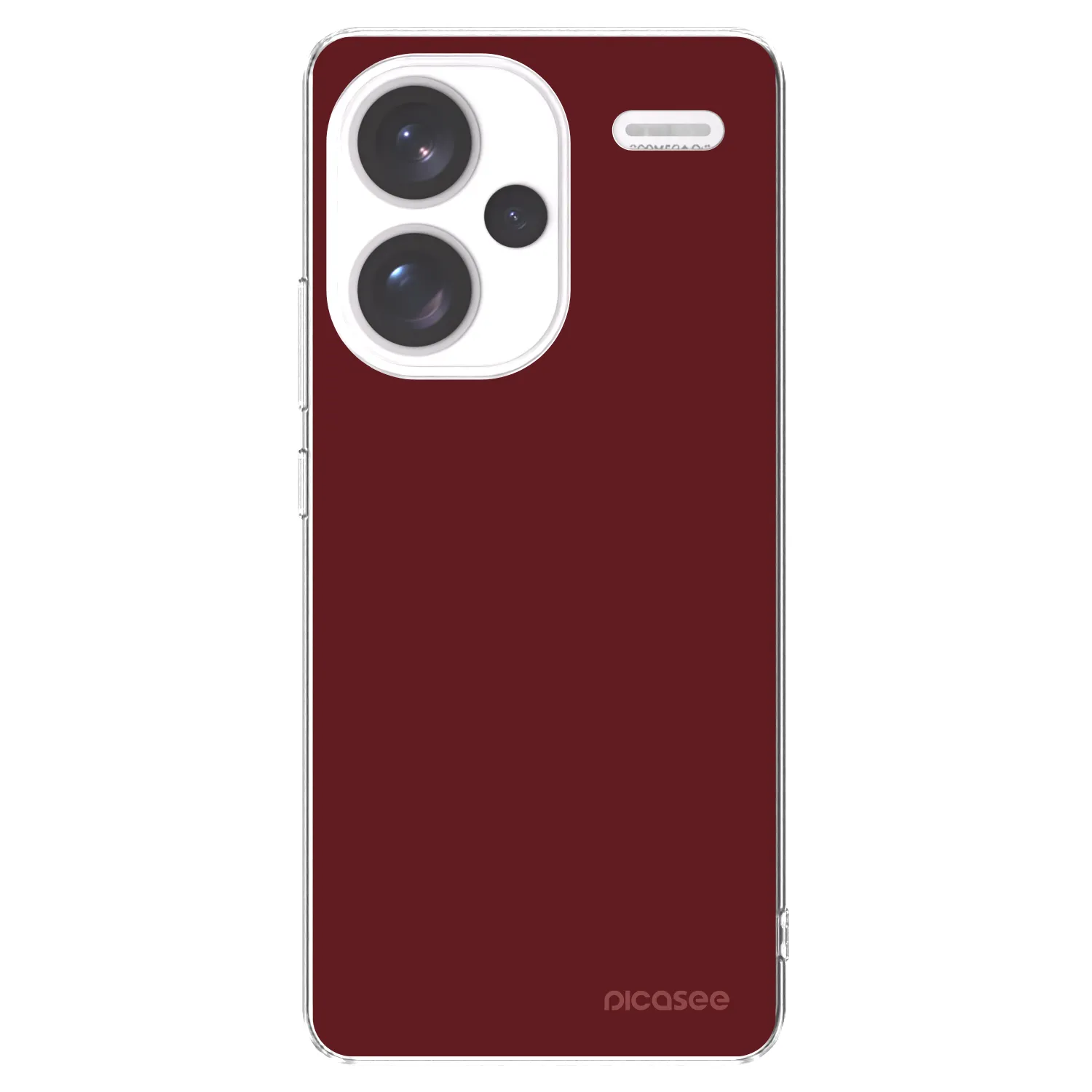 Picasee Xiaomi Redmi Note 13 Pro+ 5G Hülle - Transparentes Silikon - Red Bliss