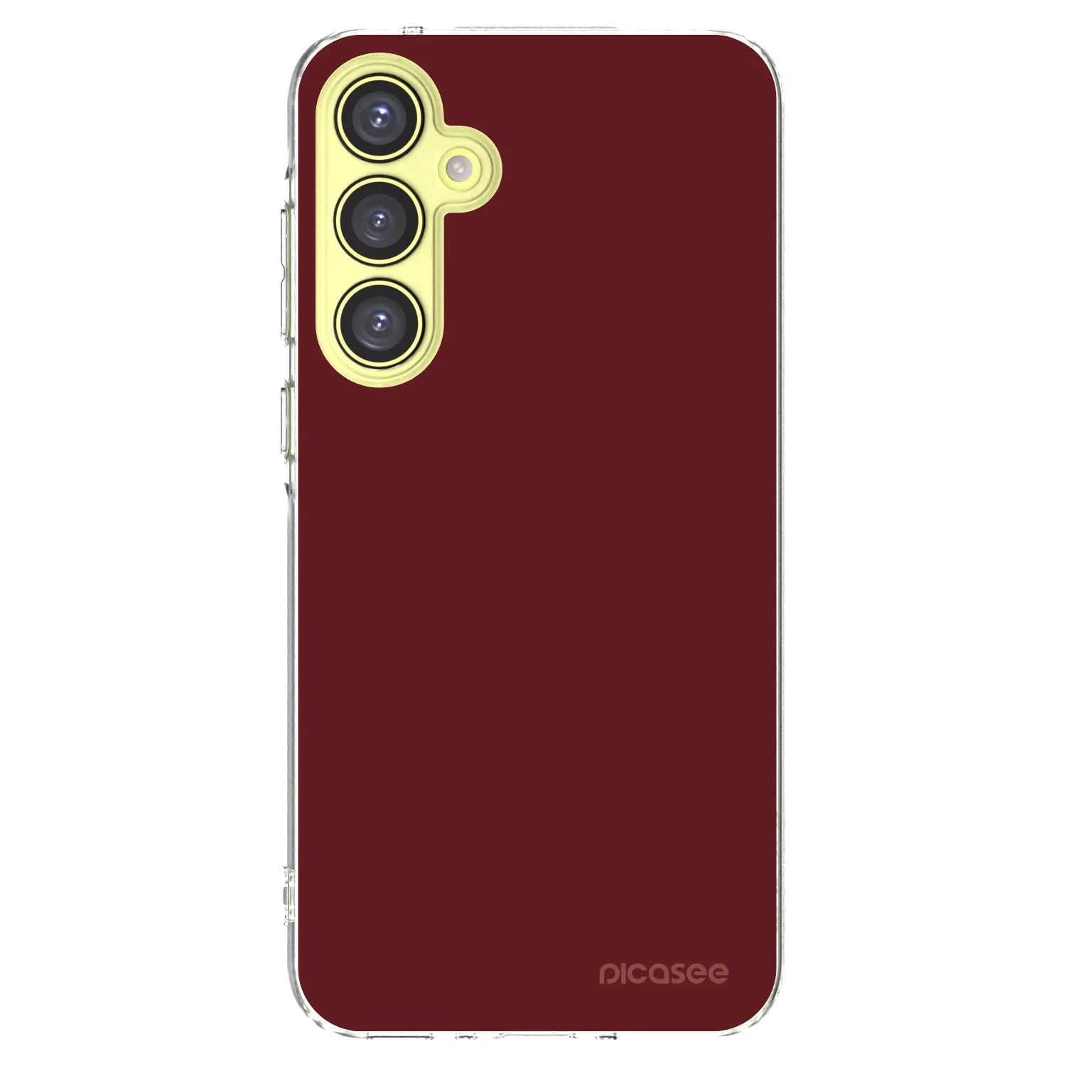 Picasee Samsung Galaxy A35 5G A356B Hülle - Transparentes Silikon - Red Bliss