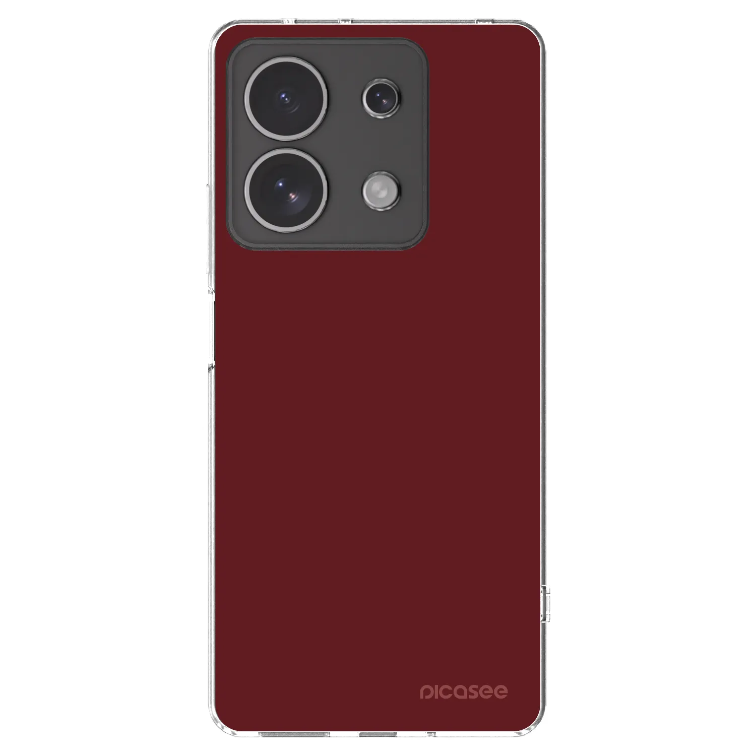 Picasee Xiaomi Redmi Note 13 4G Hülle - Transparentes Silikon - Red Bliss