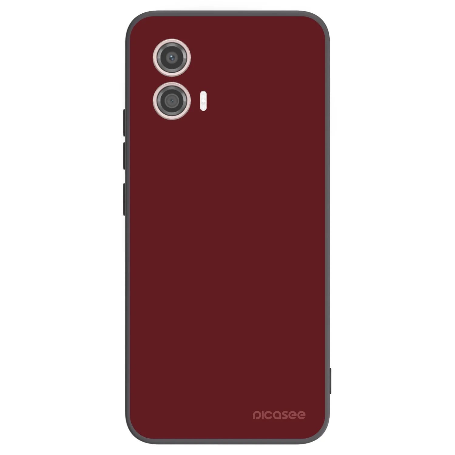 Picasee Motorola Moto G53 5G Hülle - Schwarzes Silikon - Red Bliss