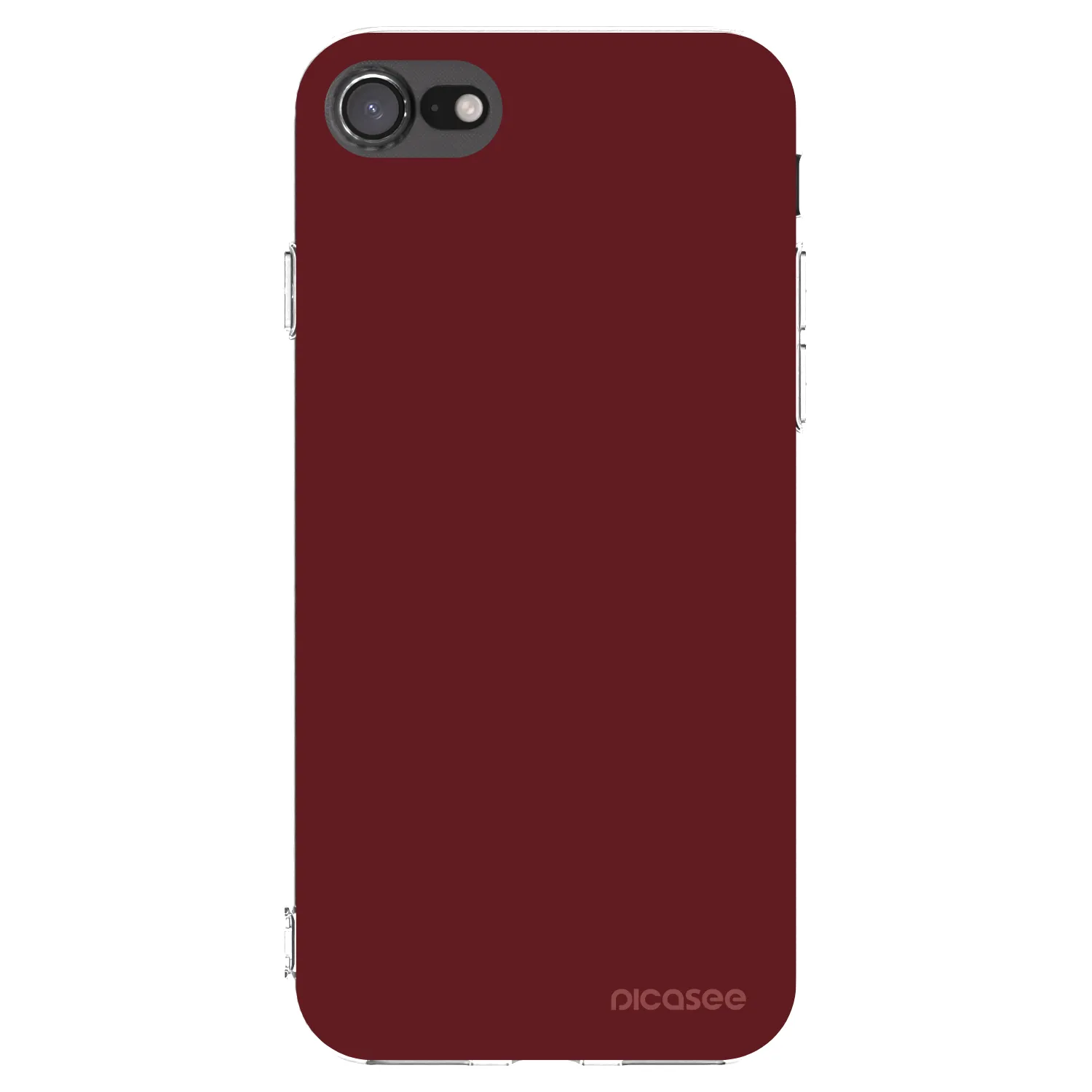 Picasee Apple iPhone 7 Hülle - Transparentes Silikon - Red Bliss