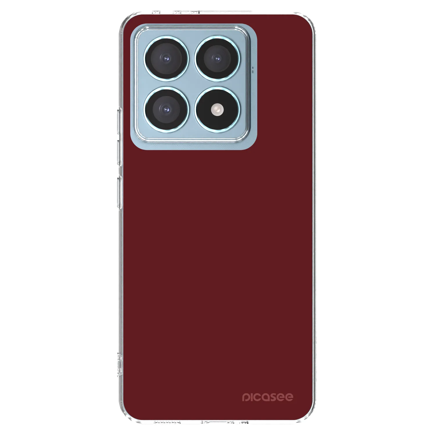 Picasee Xiaomi 14T Pro Hülle - Transparentes Silikon - Red Bliss