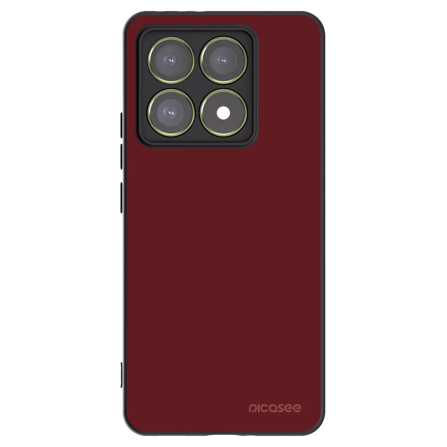 Picasee Xiaomi 14T Hülle - Schwarzes Silikon - Red Bliss