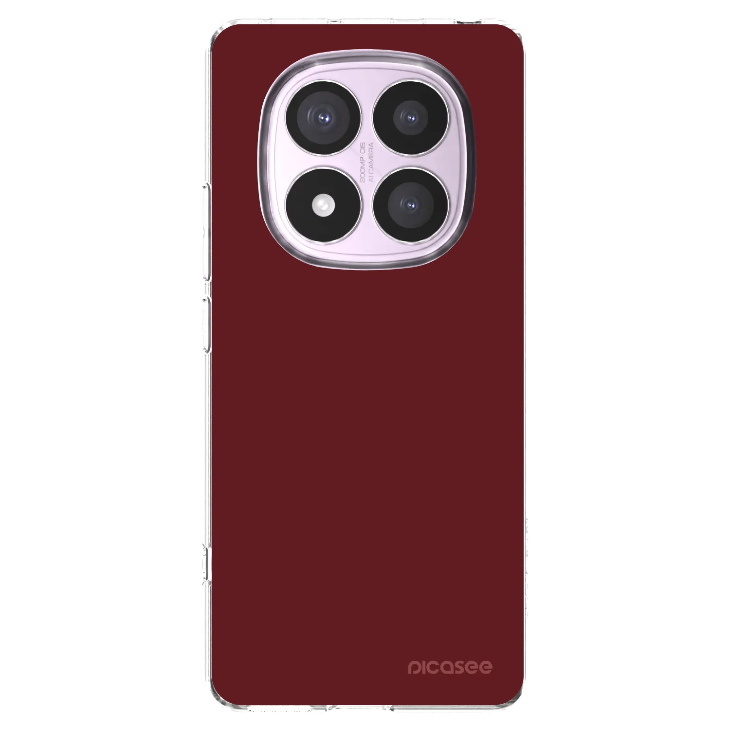 Picasee Xiaomi Redmi Note 14 Pro 5G Hülle - Transparentes Silikon - Red Bliss