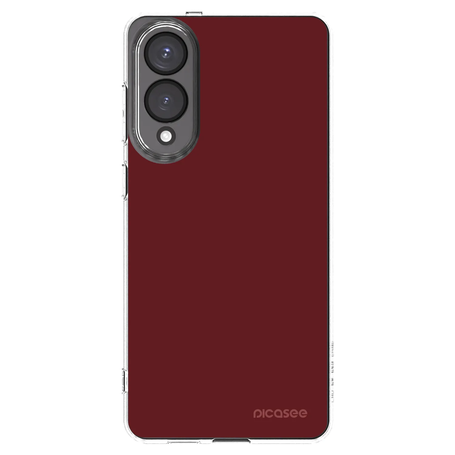 Picasee Samsung Galaxy S25 Edge 5G Hülle - Transparentes Silikon - Red Bliss
