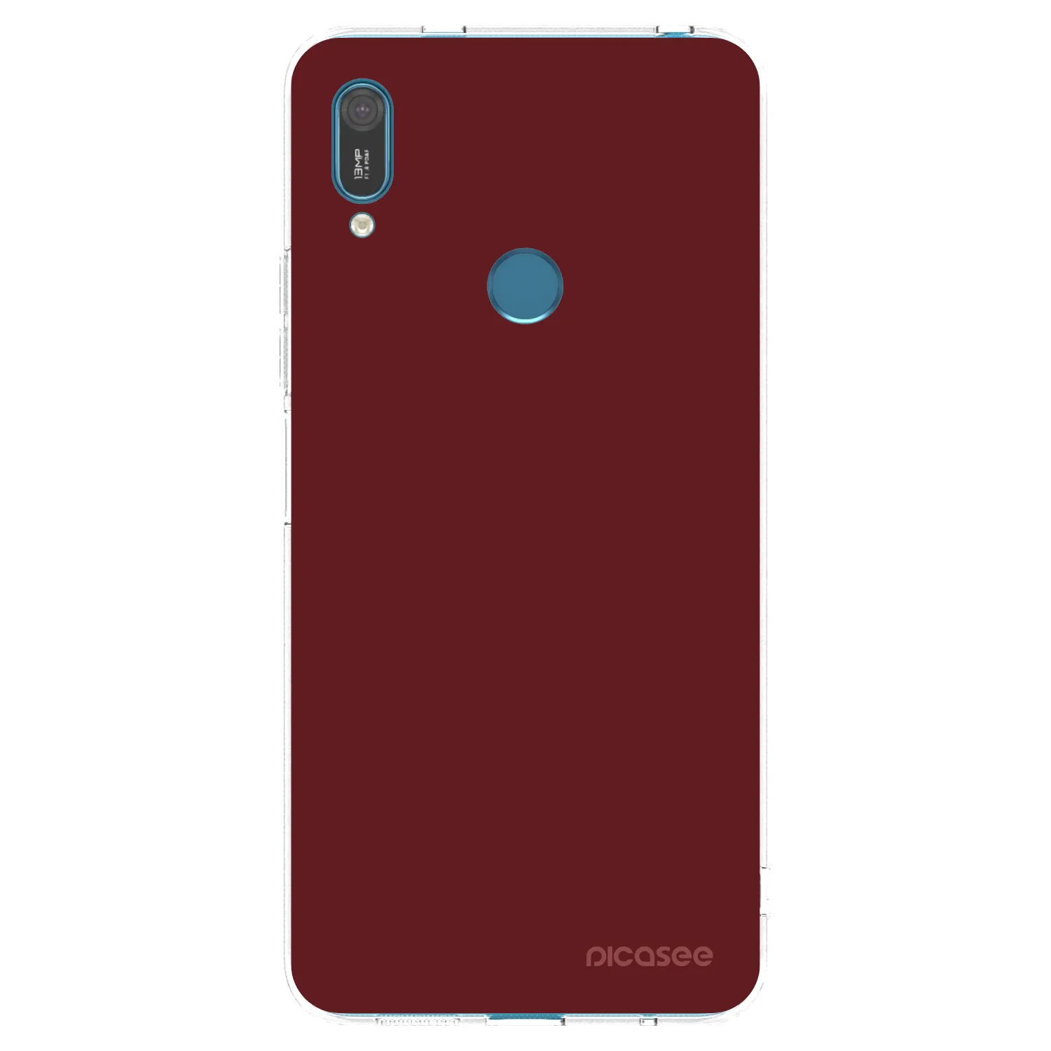 Picasee Huawei Y7 2019 Hülle - Transparentes Silikon - Red Bliss