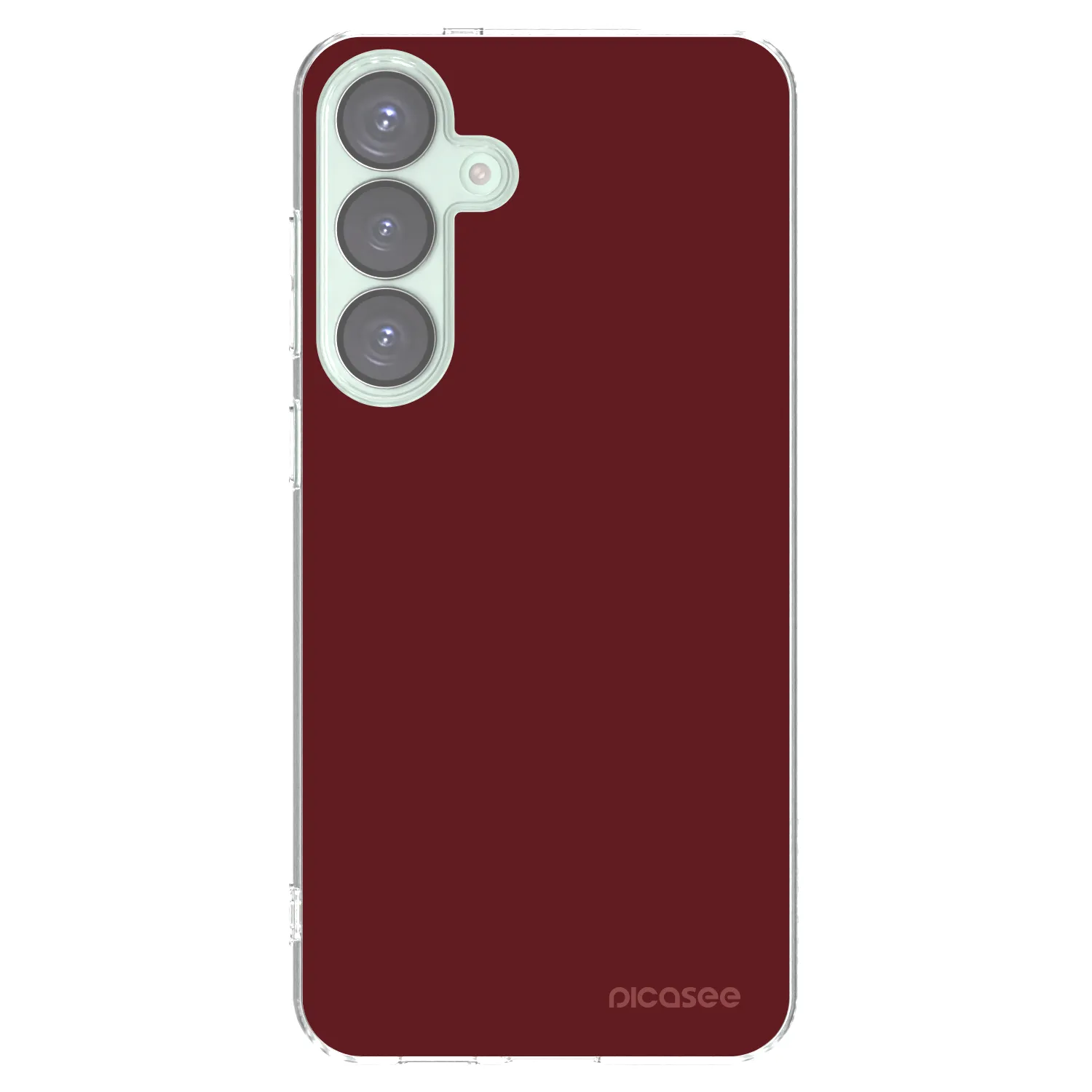 Picasee Samsung Galaxy S25+ 5G Hülle - Transparentes Silikon - Red Bliss