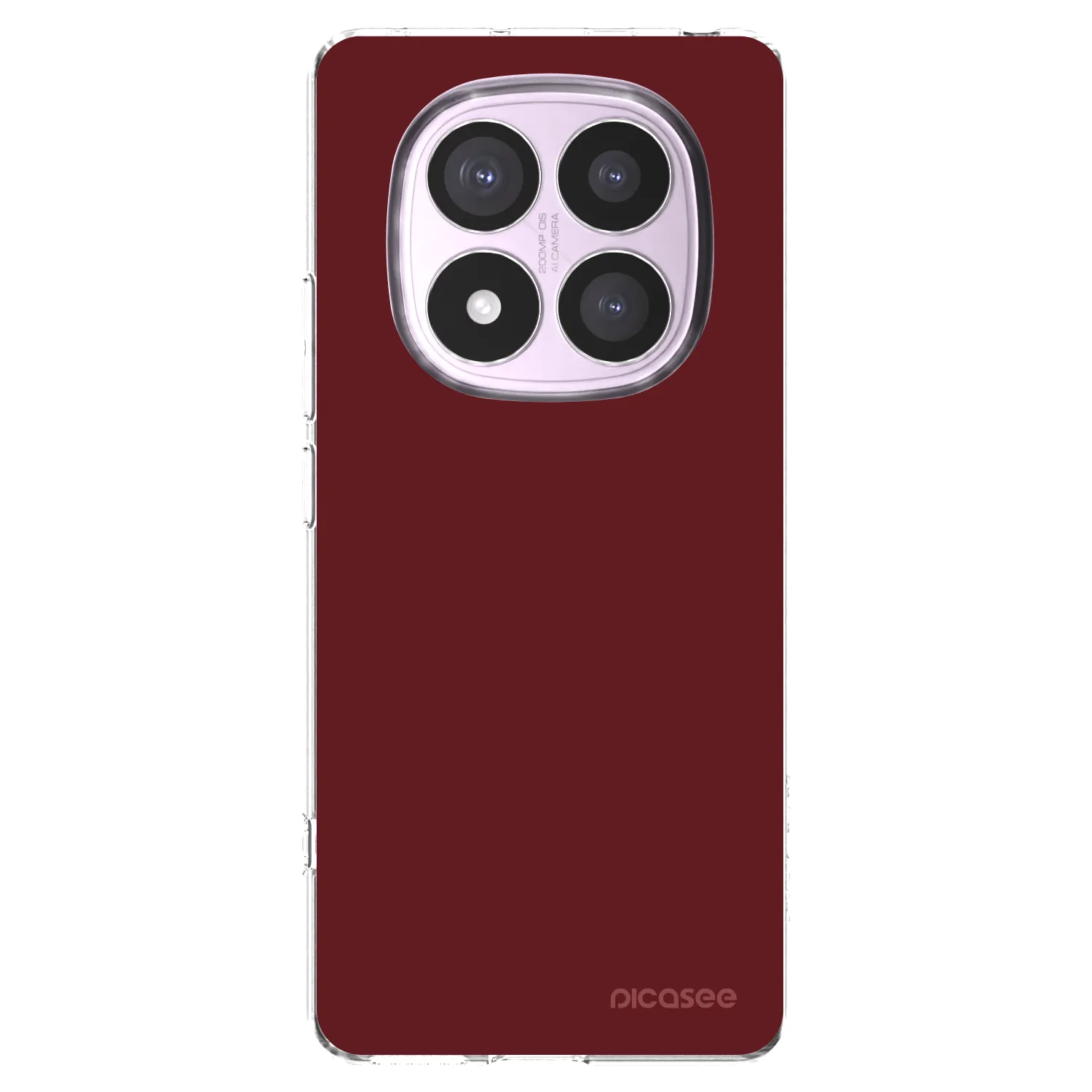 Picasee Xiaomi Redmi Note 14 Pro 4G Hülle - Transparentes Silikon - Red Bliss