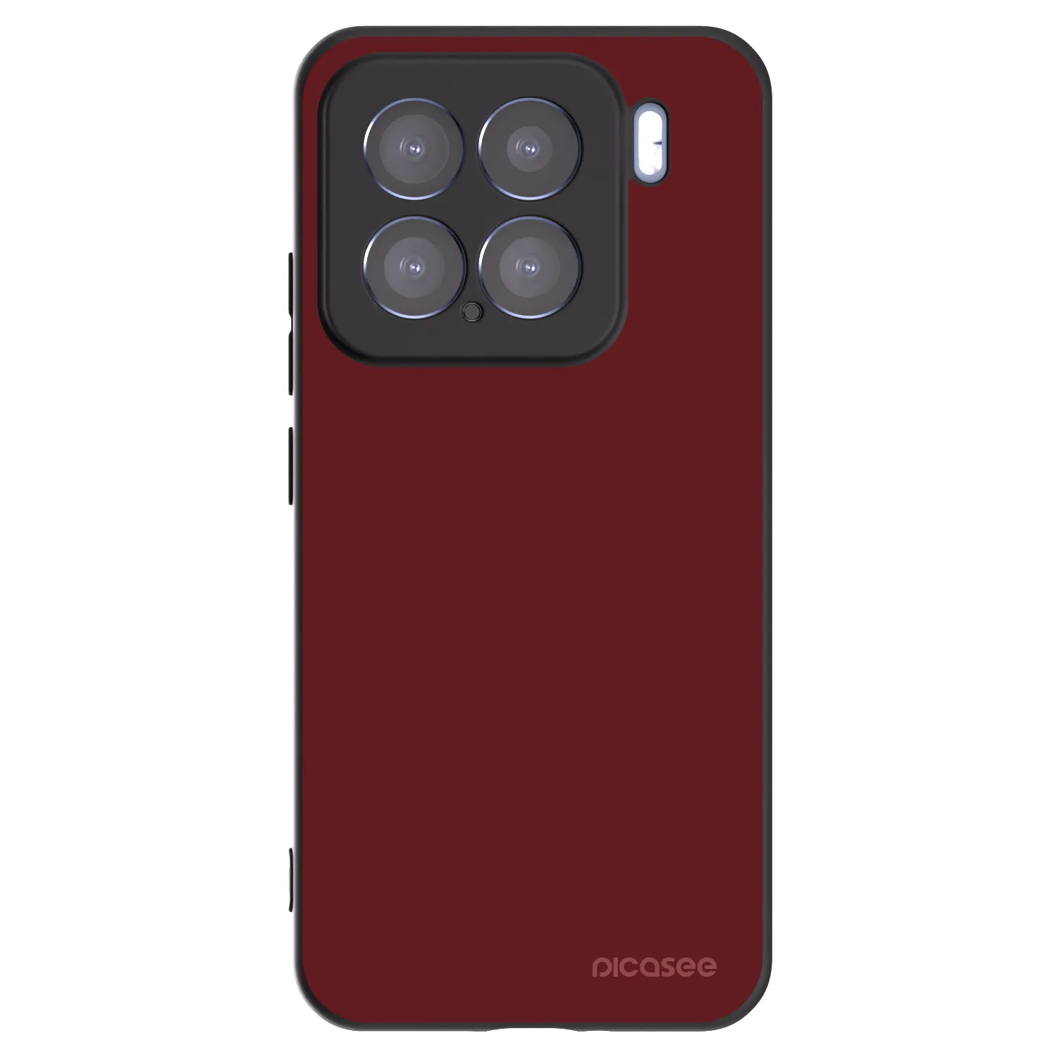 Picasee Xiaomi 15 Hülle - Schwarzes Silikon - Red Bliss
