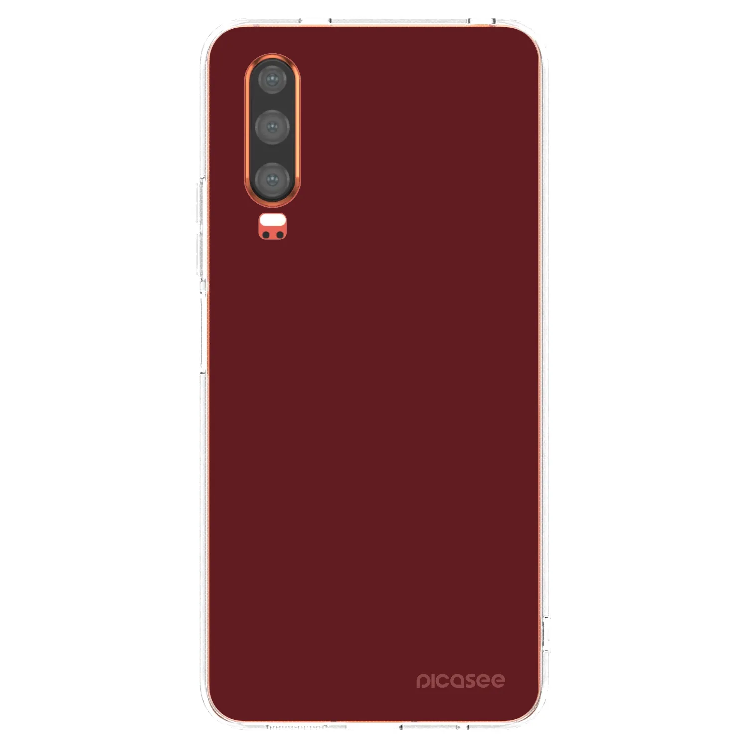 Picasee Huawei P30 Hülle - Transparentes Silikon - Red Bliss