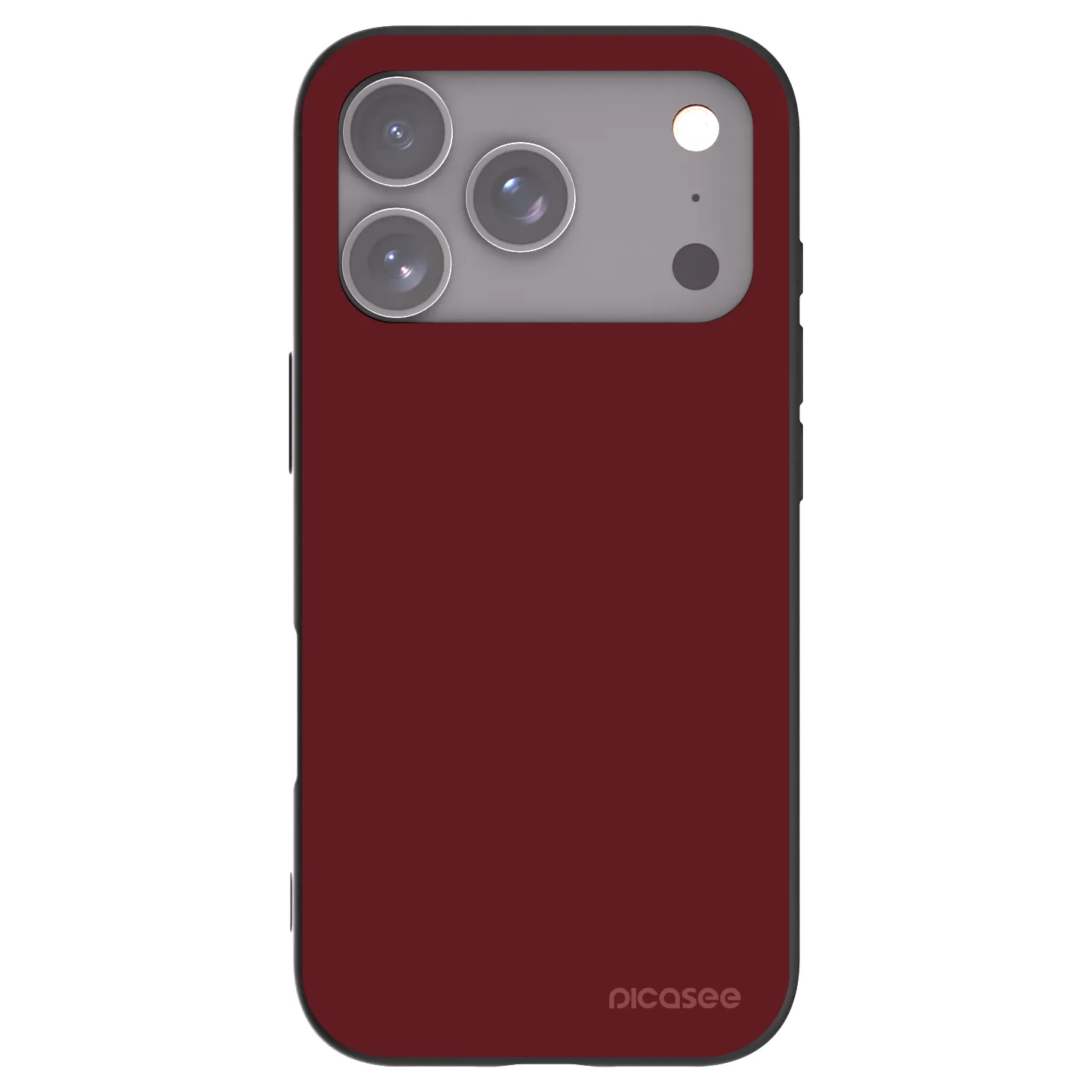 Picasee Apple iPhone 17 Pro Hülle - Schwarzes Silikon - Red Bliss