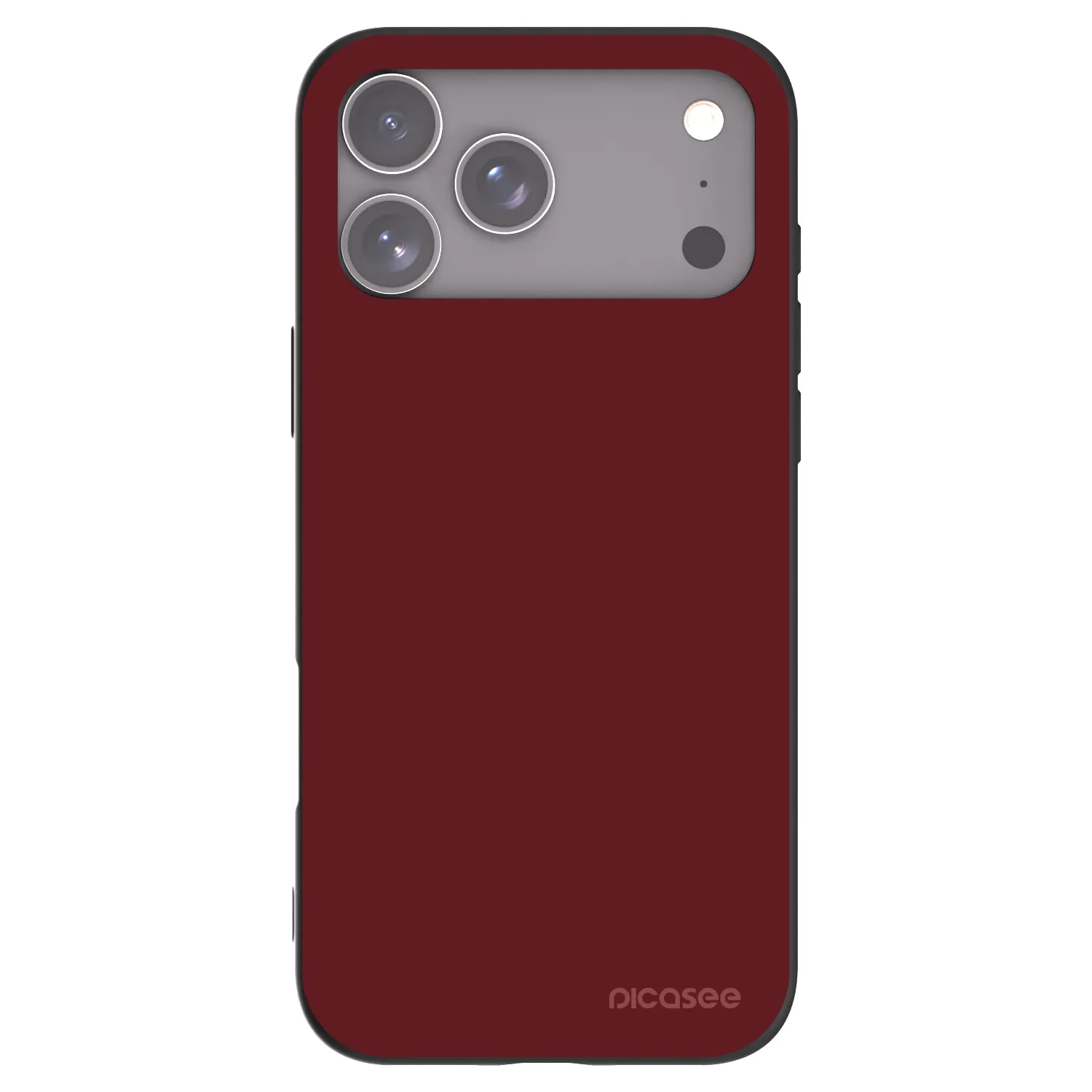 Picasee Apple iPhone 17 Pro Max Hülle - Schwarzes Silikon - Red Bliss