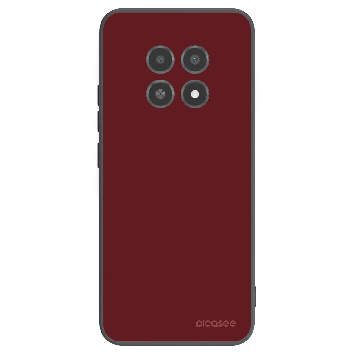 Picasee Realme 12X Hülle - Schwarzes Silikon - Red Bliss