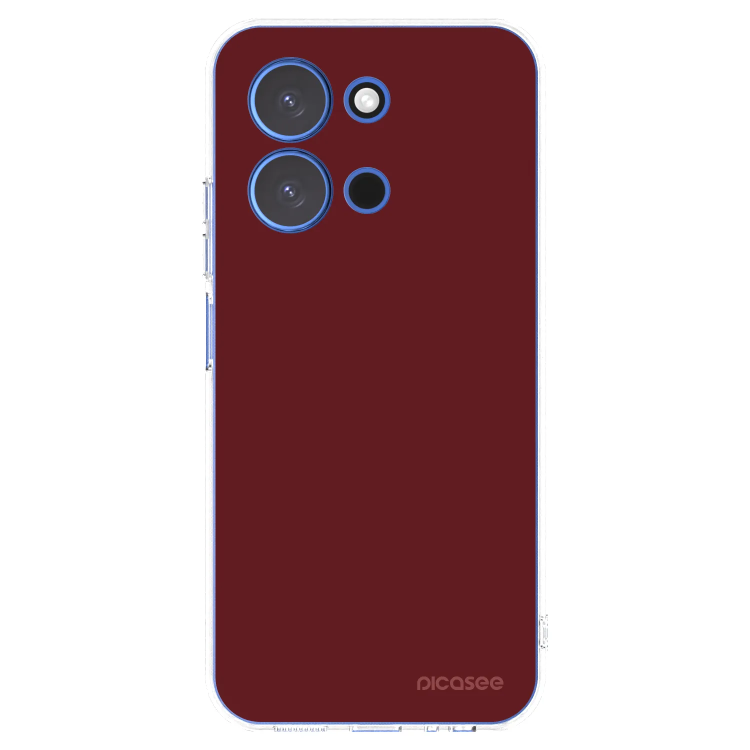 Picasee Xiaomi Redmi 15C 4G Hülle - Transparentes Silikon - Red Bliss