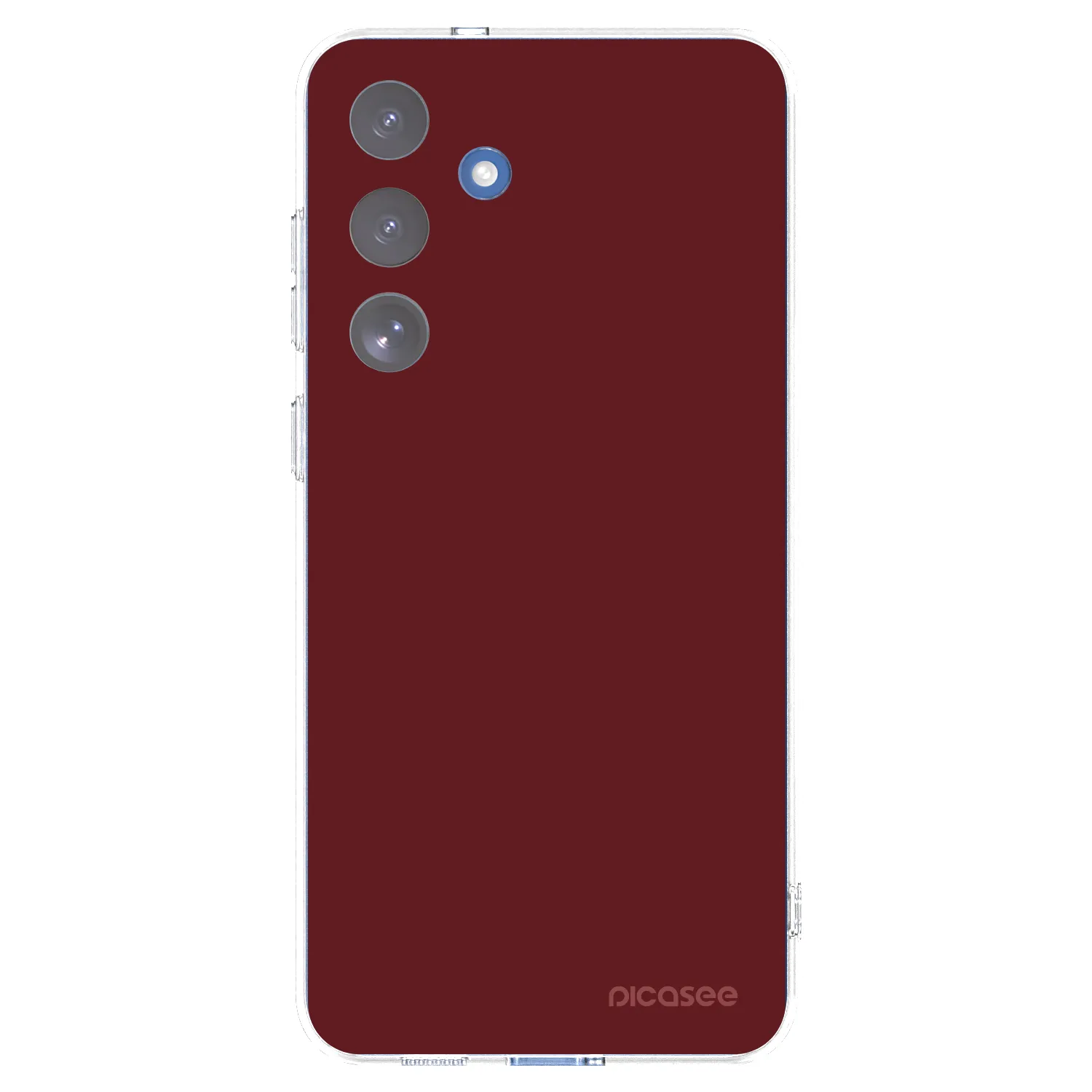 Picasee Samsung Galaxy S25 FE 5G Hülle - Transparentes Silikon - Red Bliss