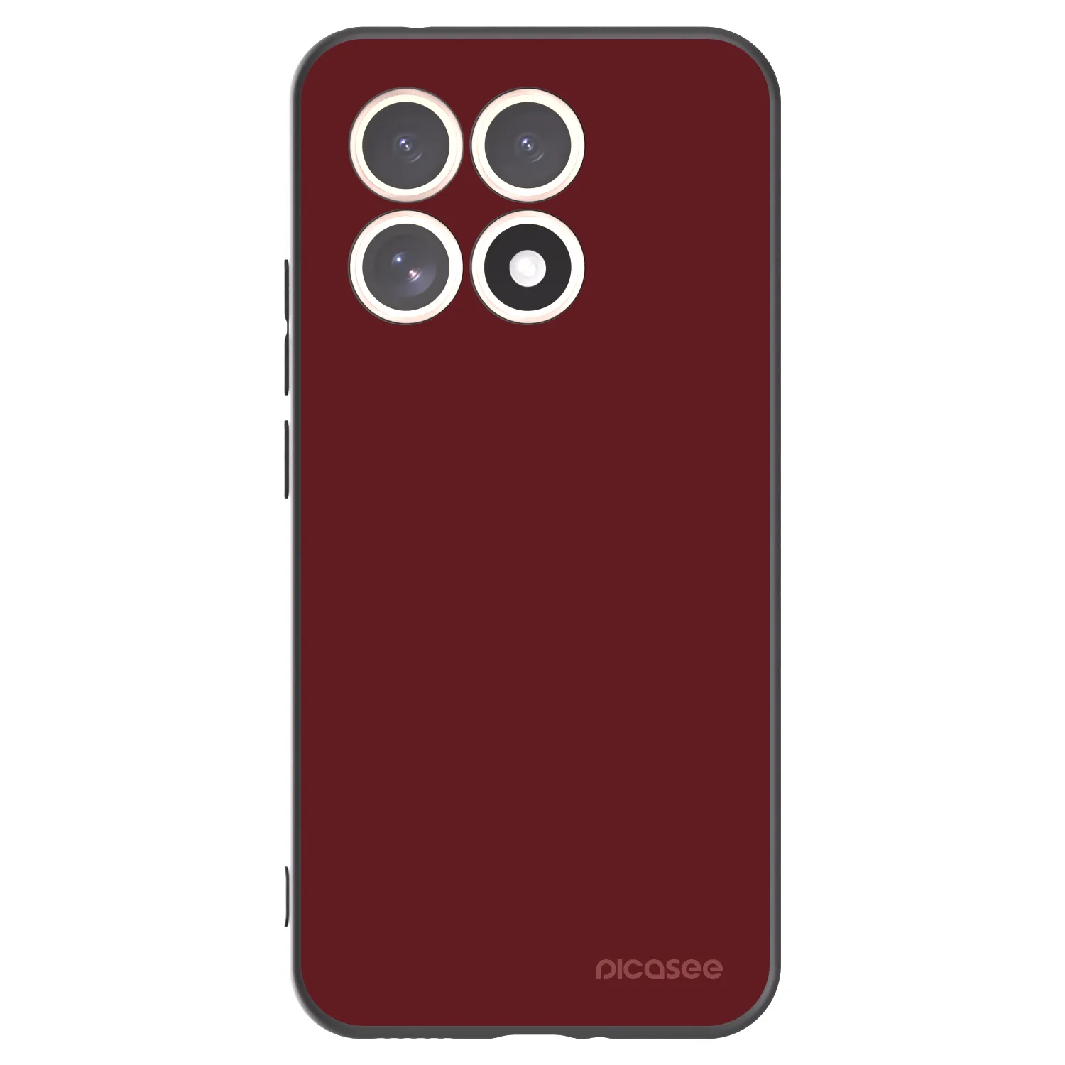 Picasee Xiaomi 15T Hülle - Schwarzes Silikon - Red Bliss