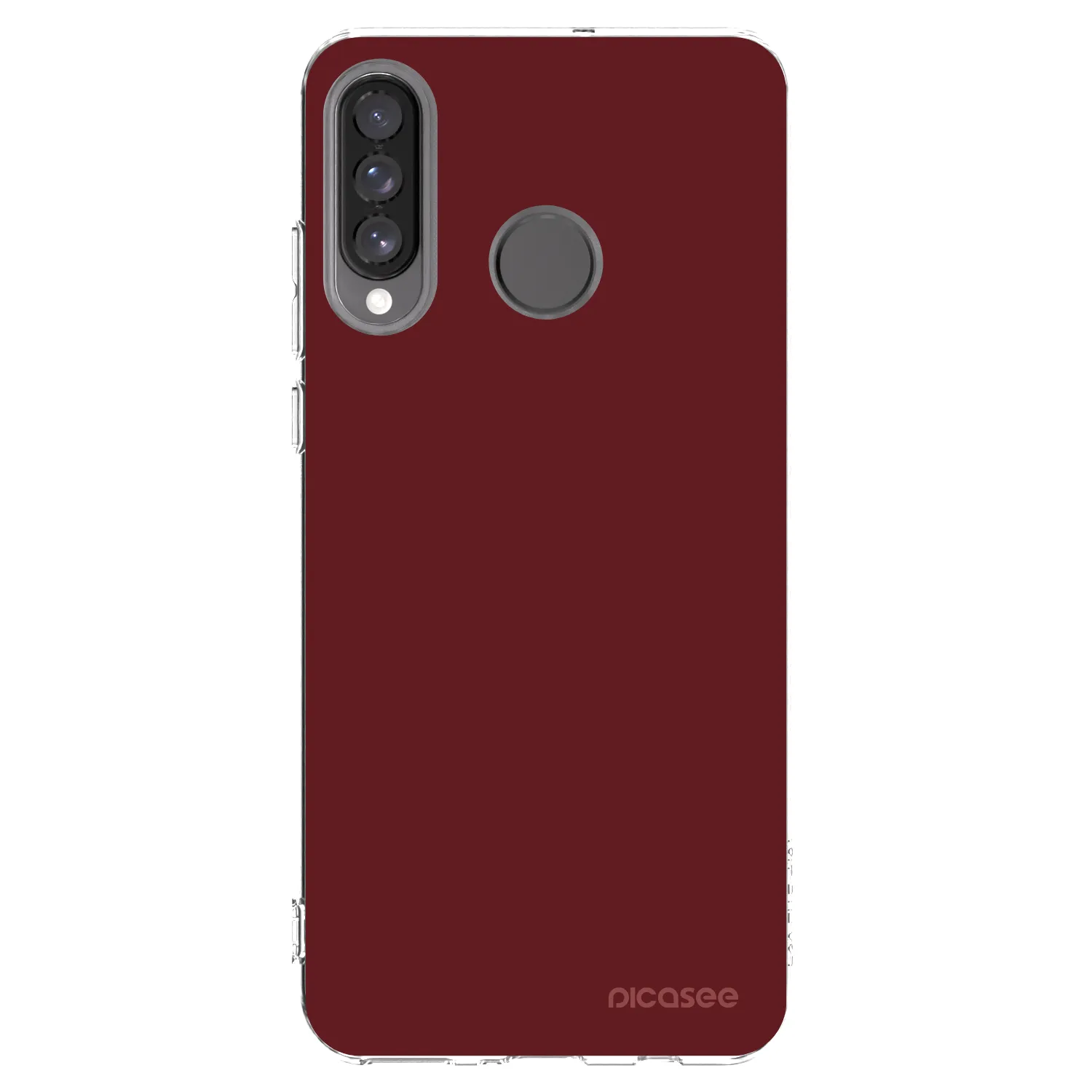 Picasee Huawei P30 Lite Hülle - Transparentes Silikon - Red Bliss