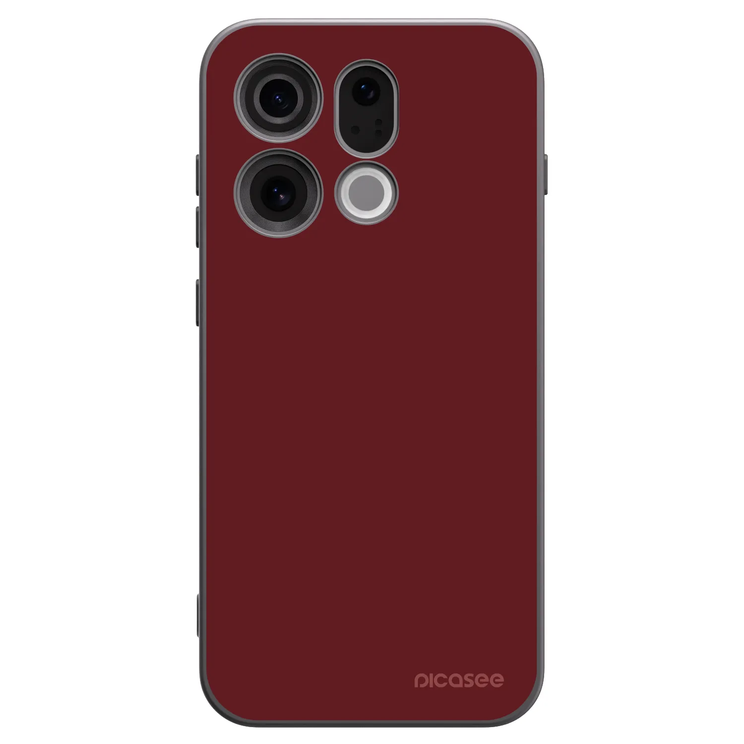 Picasee OPPO Find X9 Hülle - Schwarzes Silikon - Red Bliss