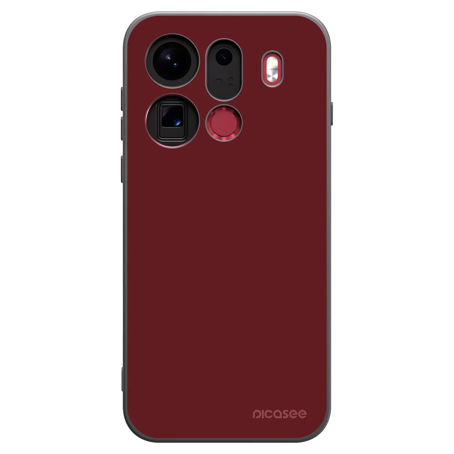 Picasee OPPO Find X9 Pro Hülle - Schwarzes Silikon - Red Bliss