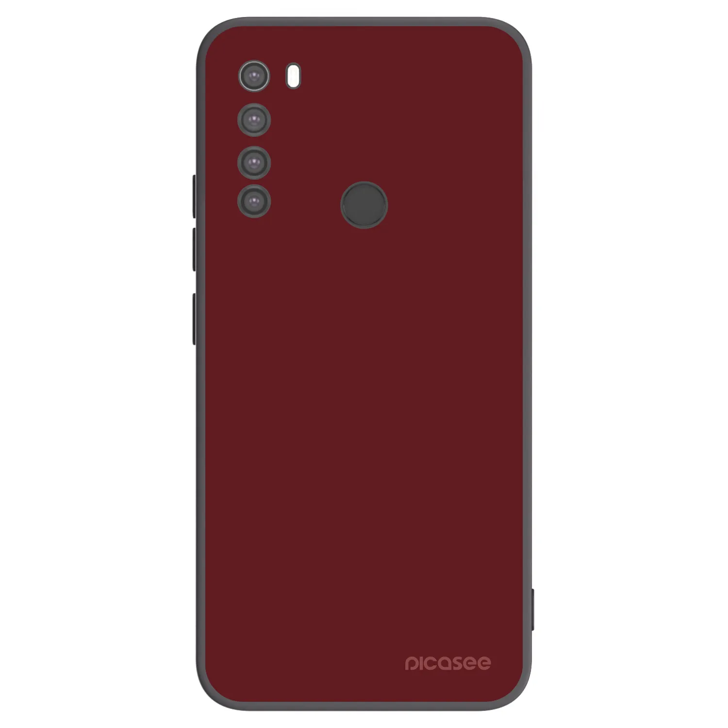 Picasee Xiaomi Redmi Note 8 Hülle - Schwarzes Silikon - Red Bliss