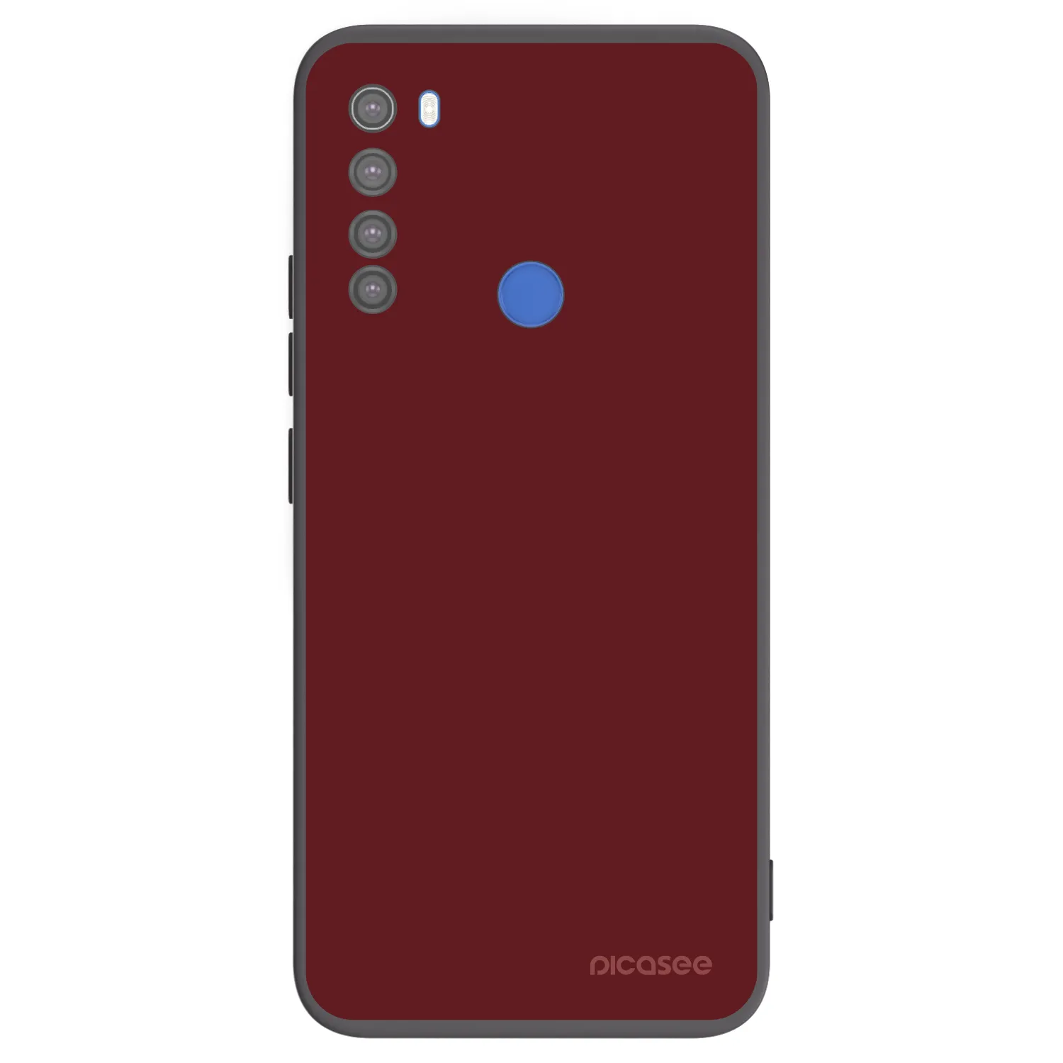 Picasee Xiaomi Redmi Note 8T Hülle - Schwarzes Silikon - Red Bliss