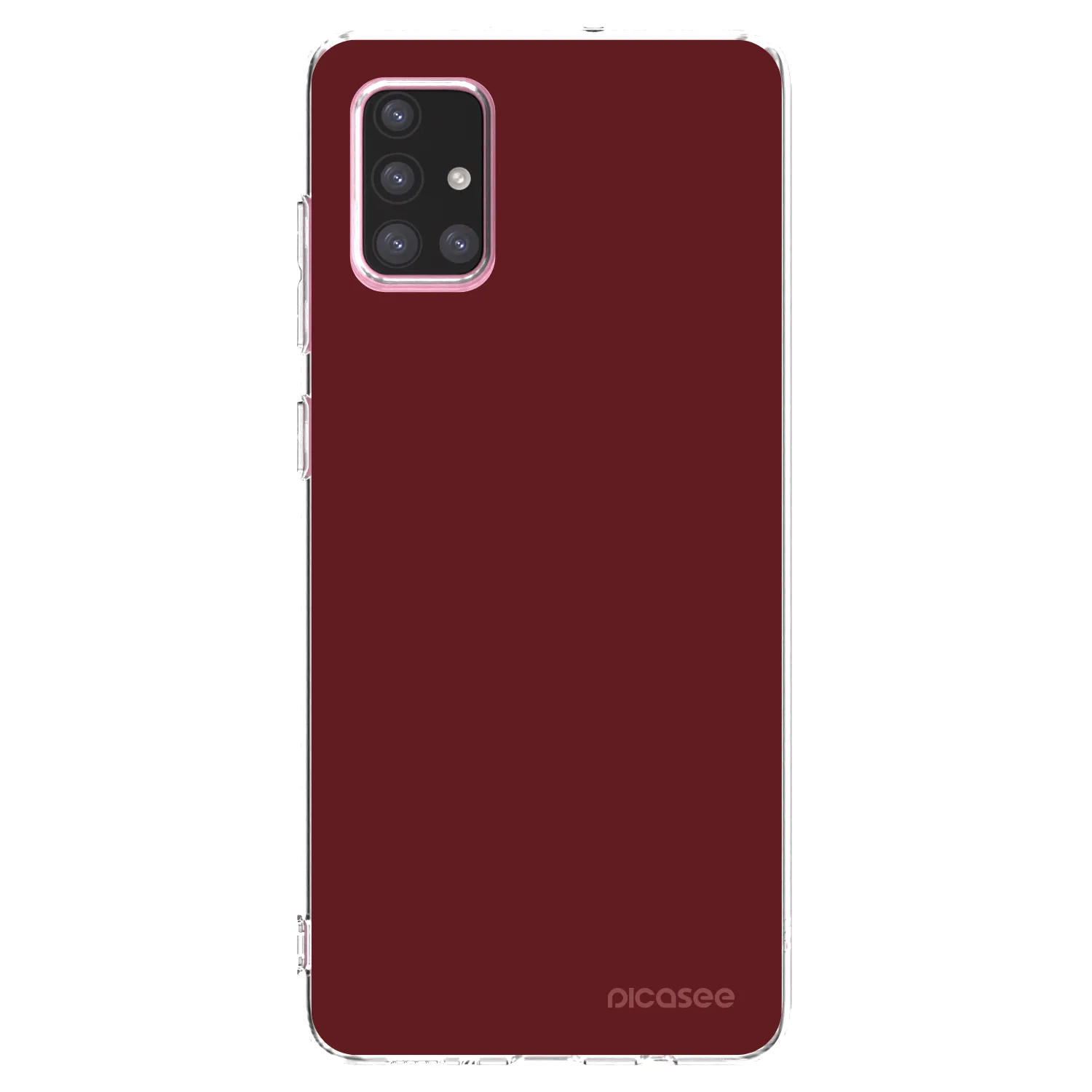 Picasee Samsung Galaxy A71 A715F Hülle - Transparentes Silikon - Red Bliss