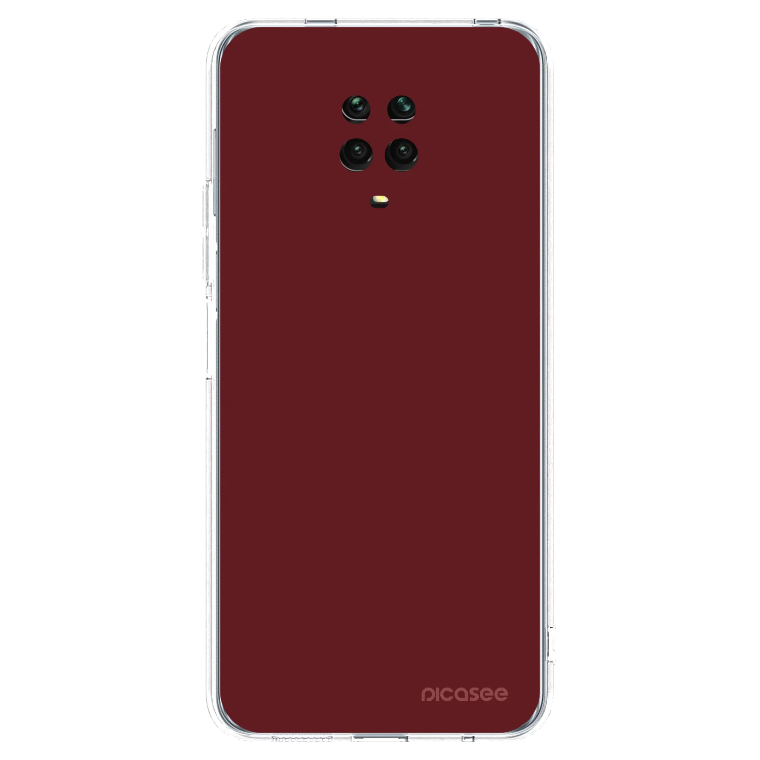 Picasee Xiaomi Redmi Note 9 Pro Hülle - Transparentes Silikon - Red Bliss