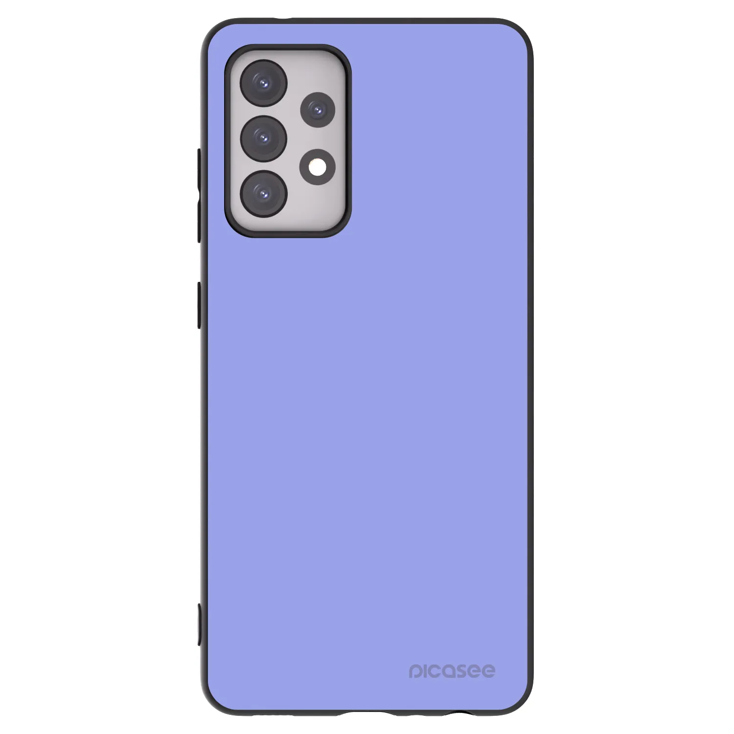 Picasee Samsung Galaxy A52 5G A525F Hülle - Schwarzes Silikon - Sky Whisper
