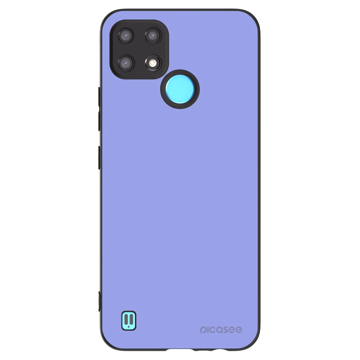 Picasee Realme C21 Hülle - Schwarzes Silikon - Sky Whisper
