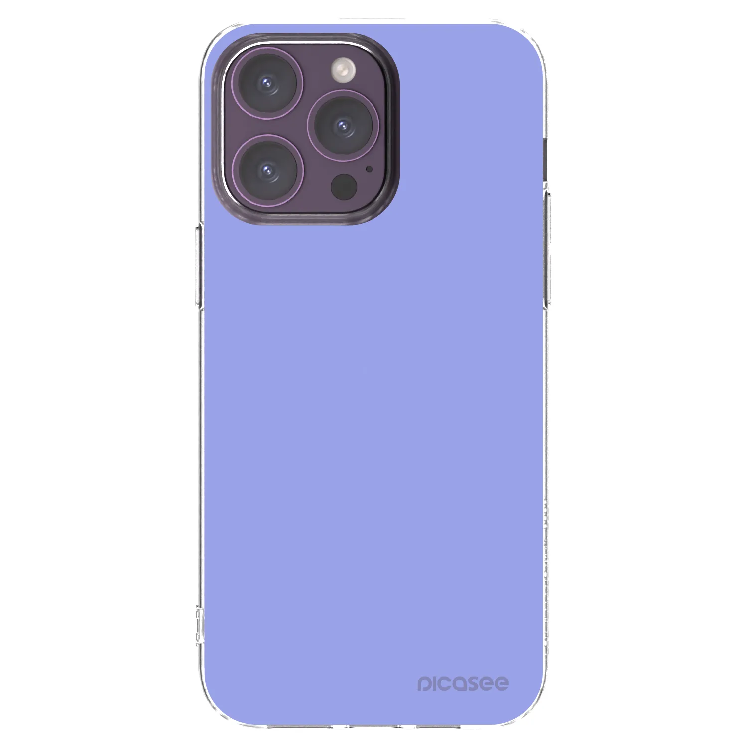 Picasee Apple iPhone 14 Pro Max Hülle - Transparentes Silikon - Sky Whisper