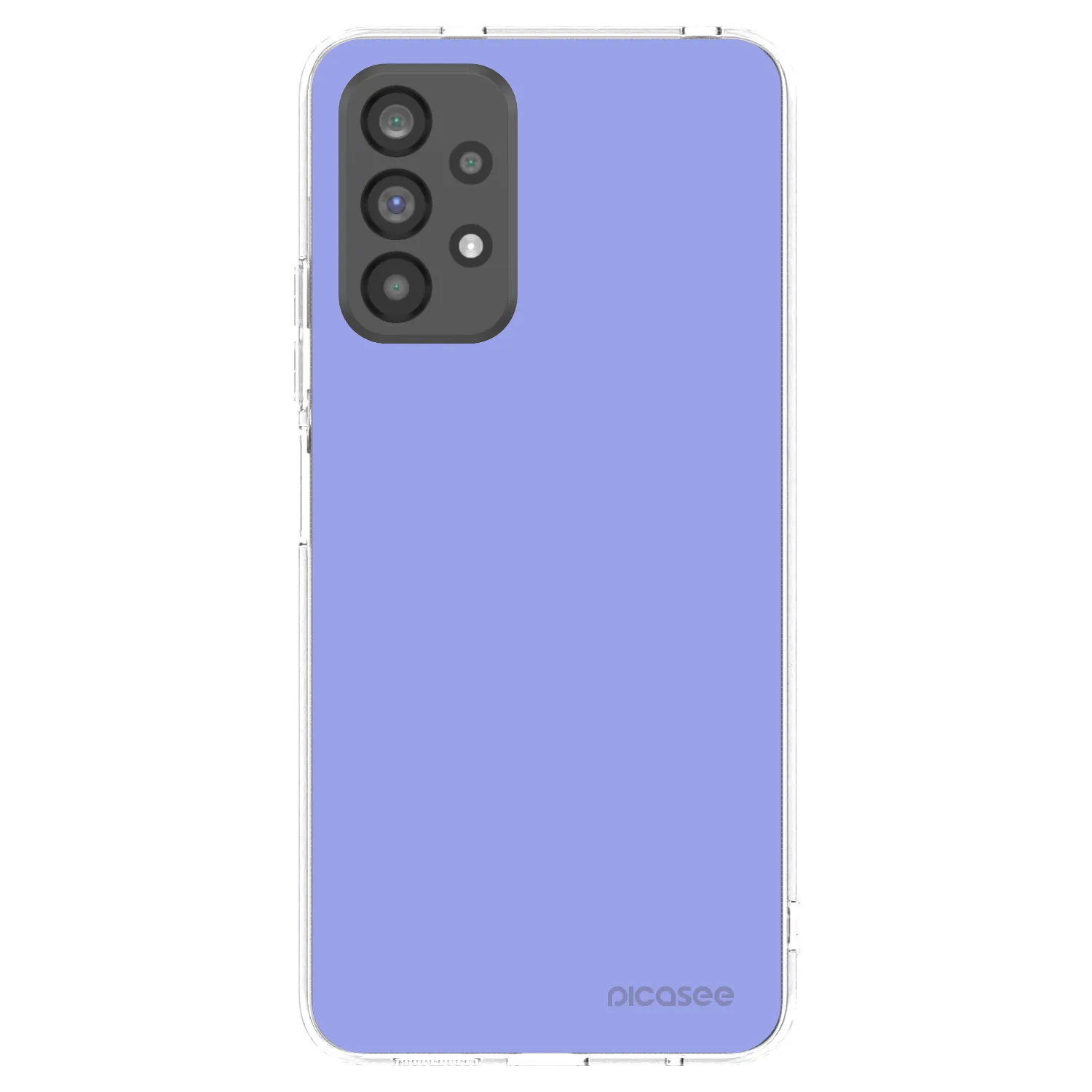 Picasee Samsung Galaxy A73 5G Hülle - Transparentes Silikon - Sky Whisper