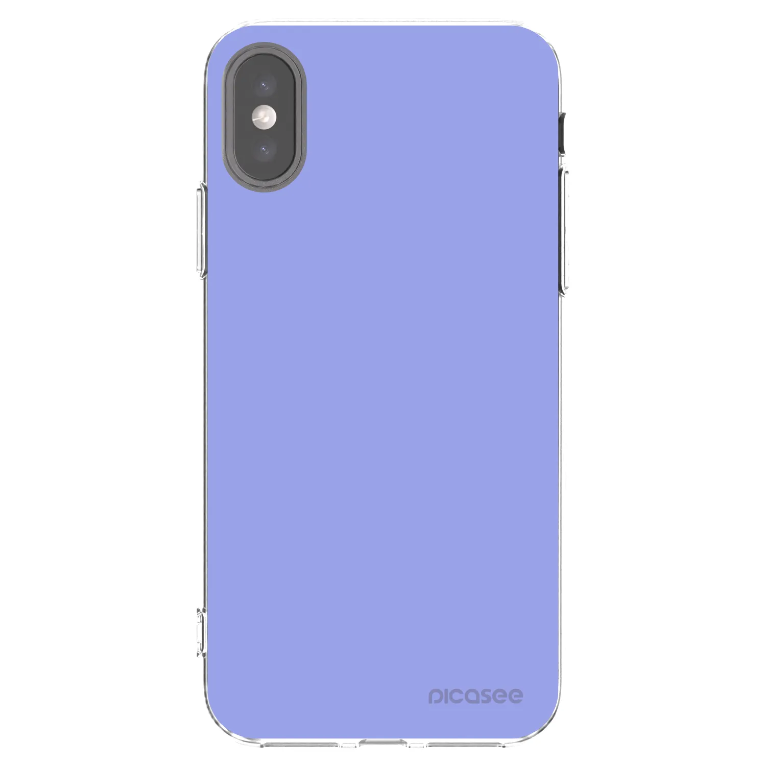 Picasee Apple iPhone X/XS Hülle - Transparentes Silikon - Sky Whisper