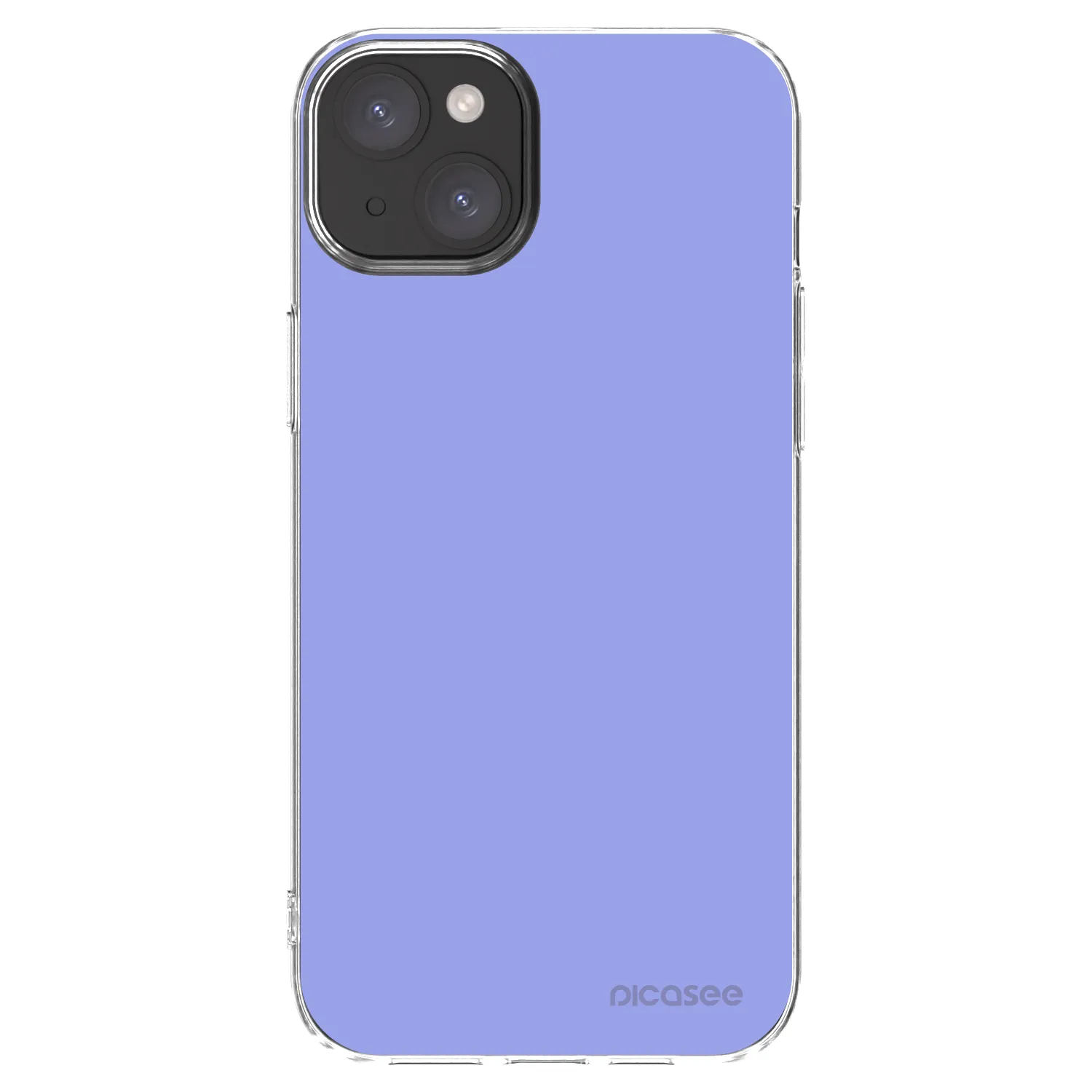 Picasee Apple iPhone 15 Plus Hülle - Transparentes Silikon - Sky Whisper