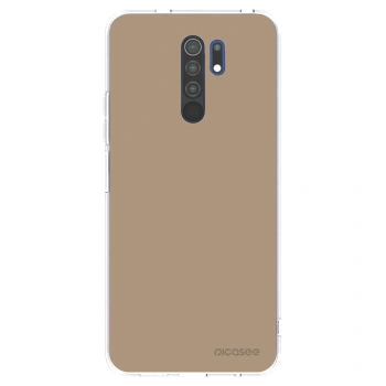 Picasee Xiaomi Redmi 9 Hülle - Transparentes Silikon - Soft Sand